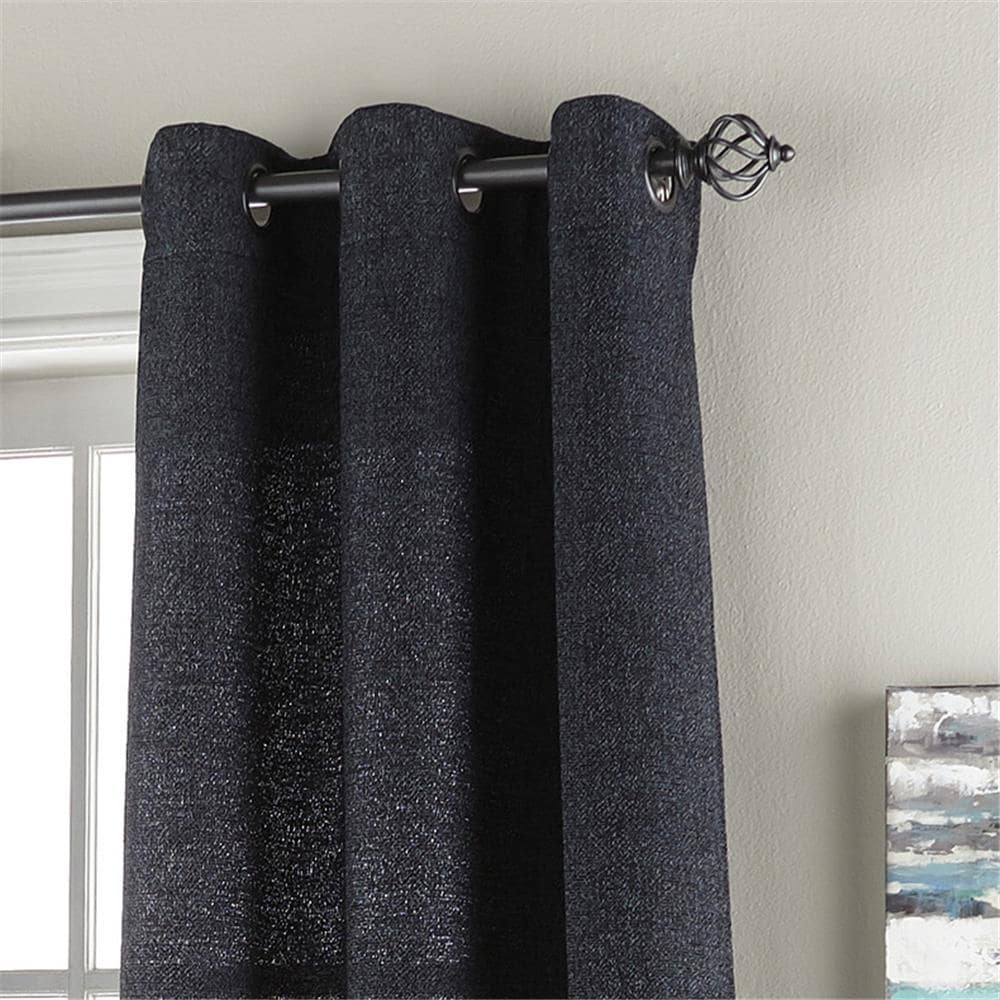 allen + roth JARON-P-NAVY-96 curtains - View #2