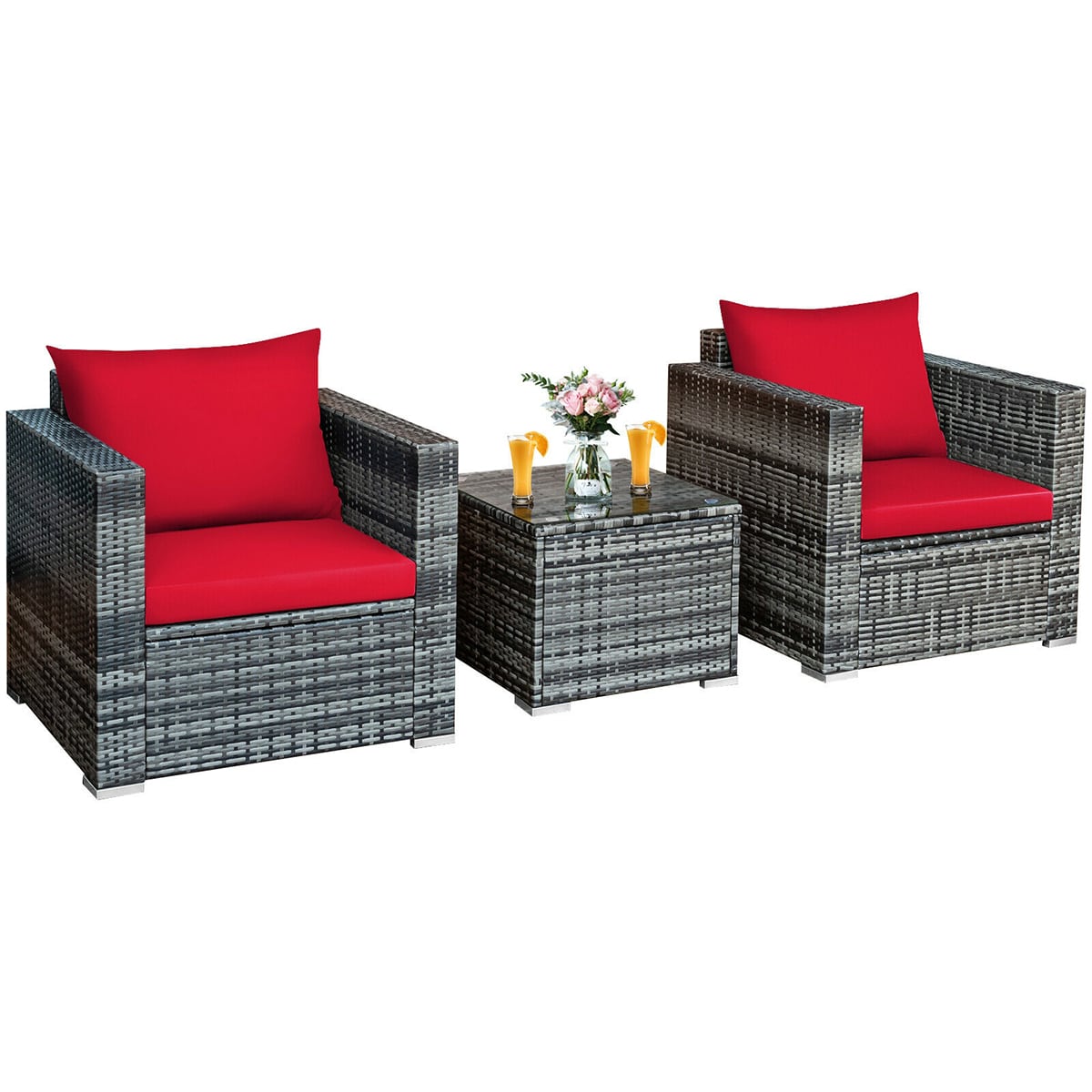 WELLFOR OUG66530RE+ Patio-Conversation-Sets - View #11