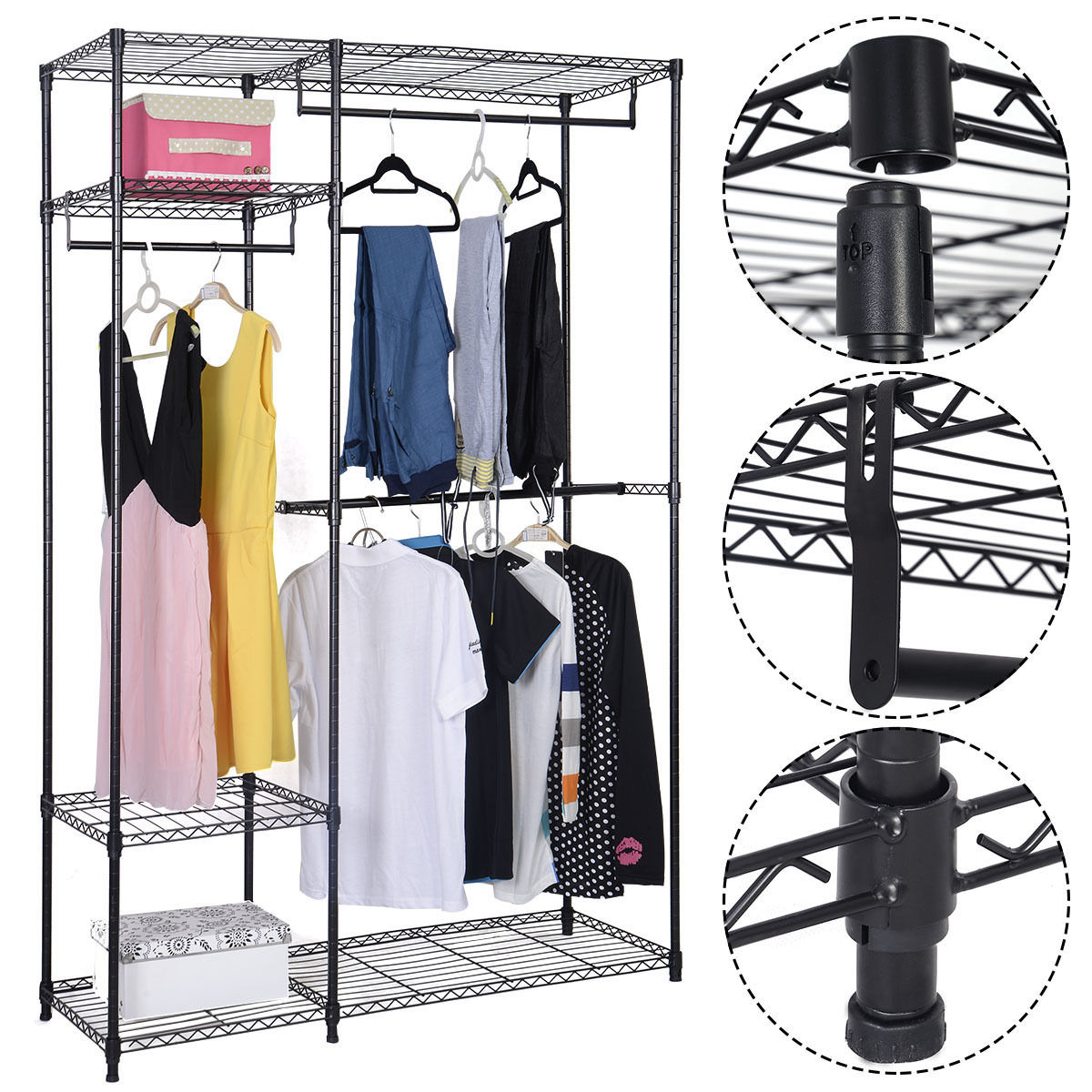 Costway HW51462 Coatrack-Stands-Pedestals - View #7