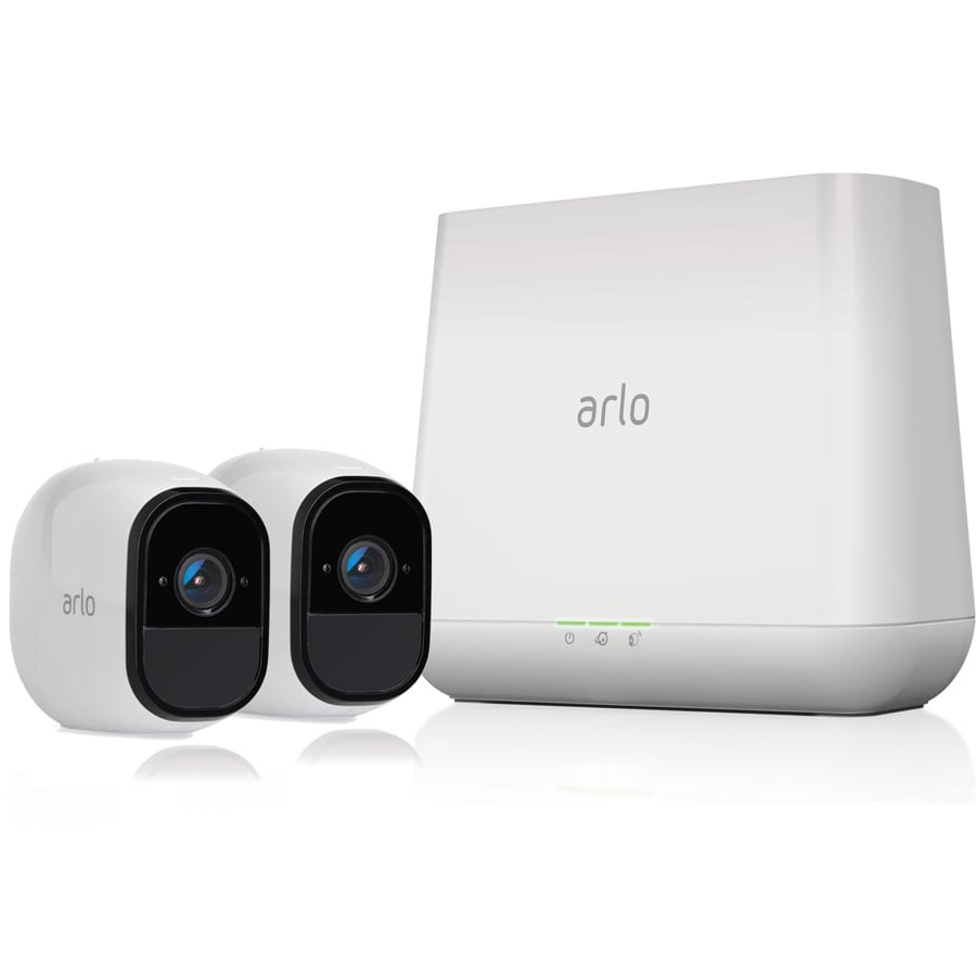 Arlo Pro Wireless Smart Outdoor Security Camera (2-Pack) in White | VMS4230-100NAS