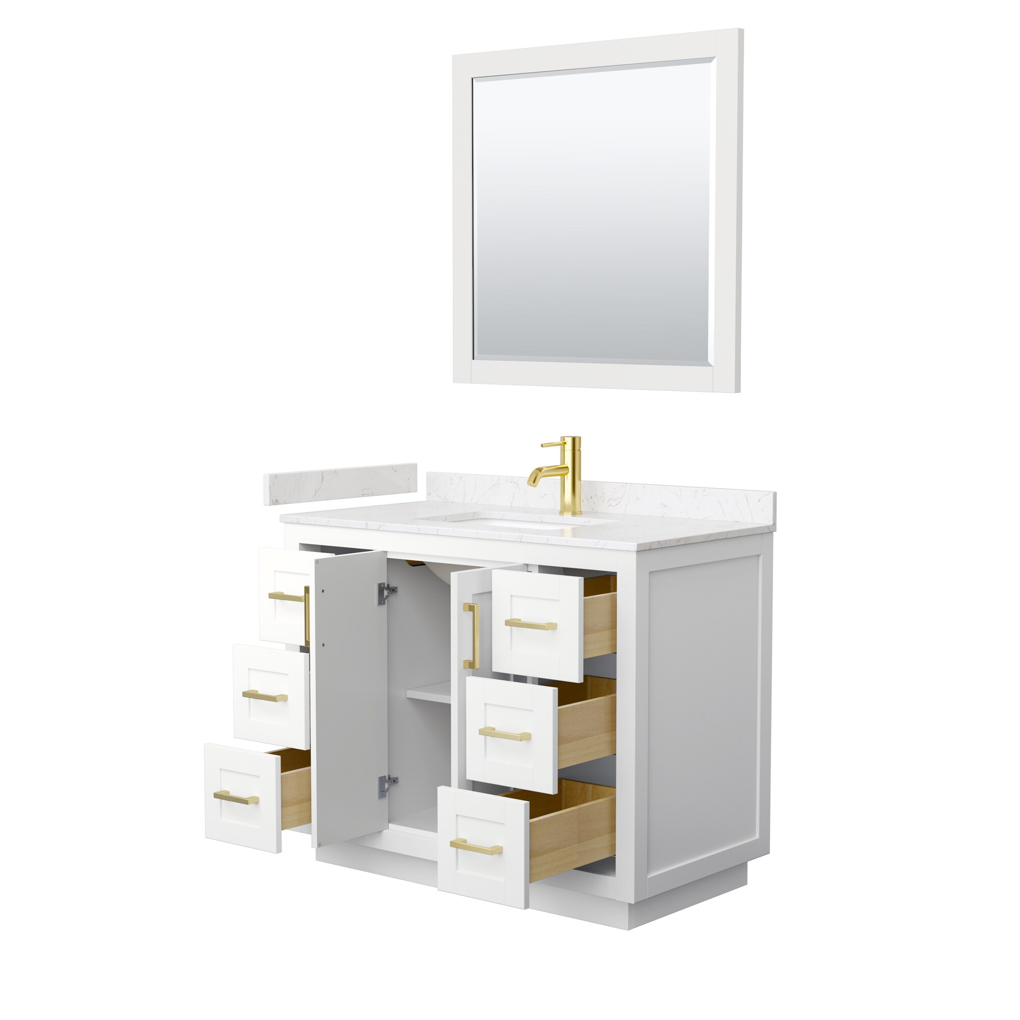 Wyndham Collection WCF292942SWGC2UNSM34 Bath-Vanity-Combo - View #3