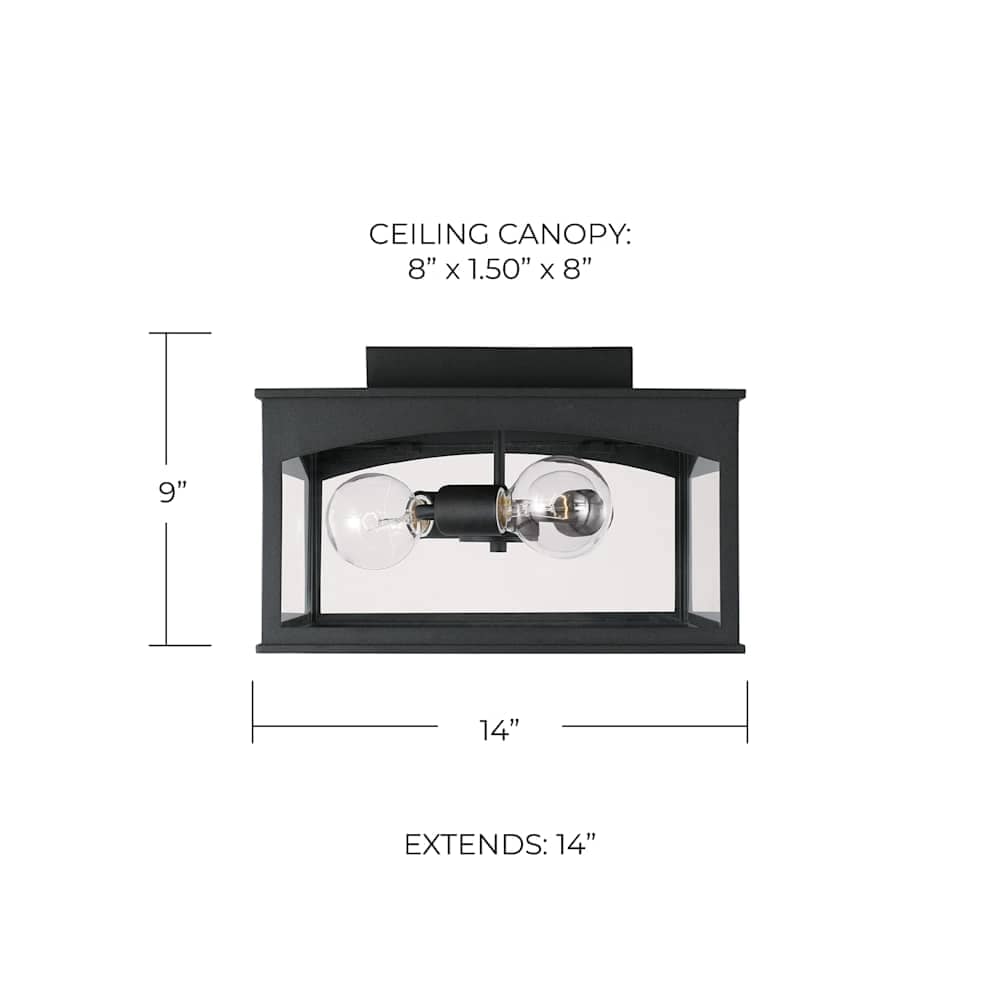 Capital Lighting 946731BK flushmounts - View #2