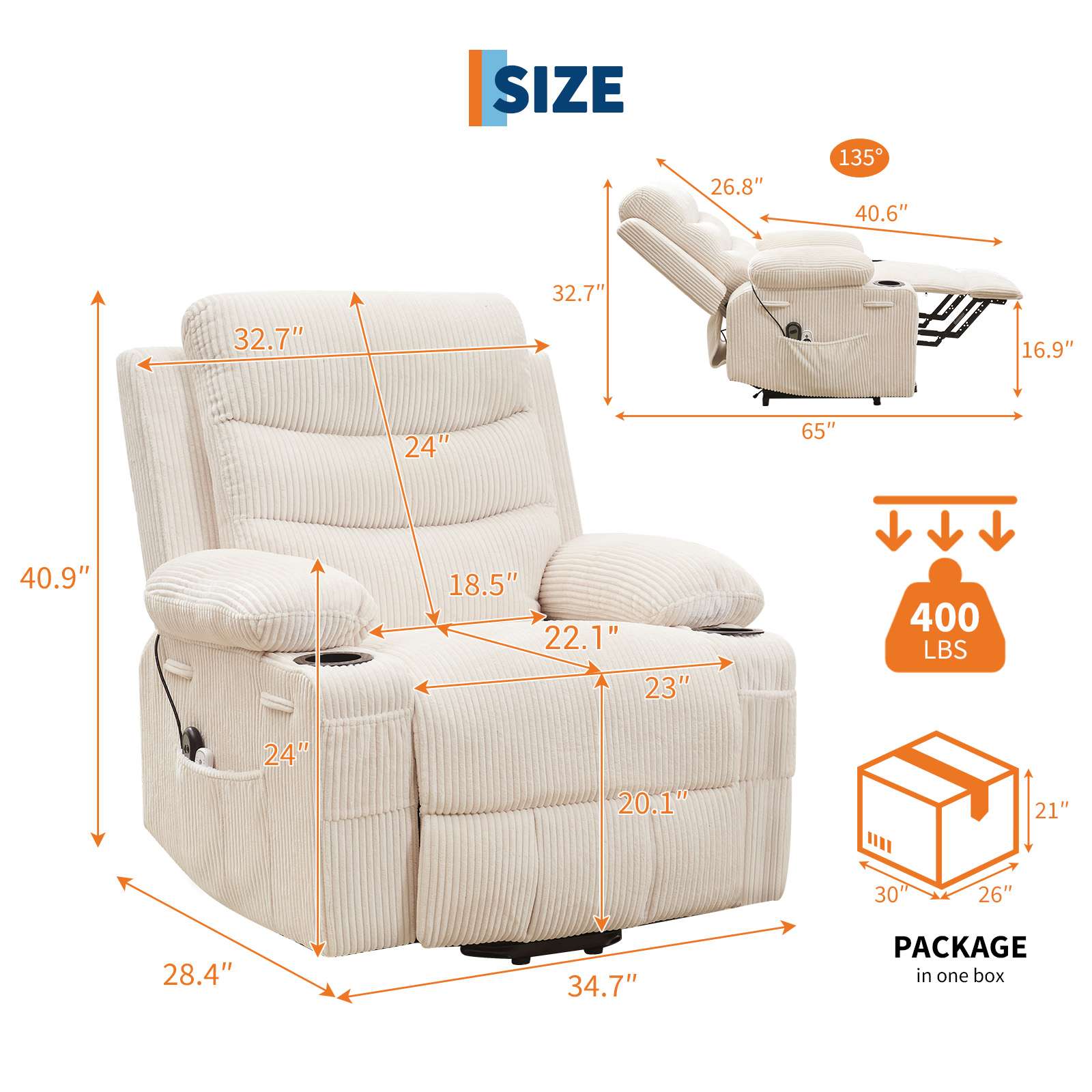 Qeetex SUN-PHK-333T0BY0 recliners - View #5