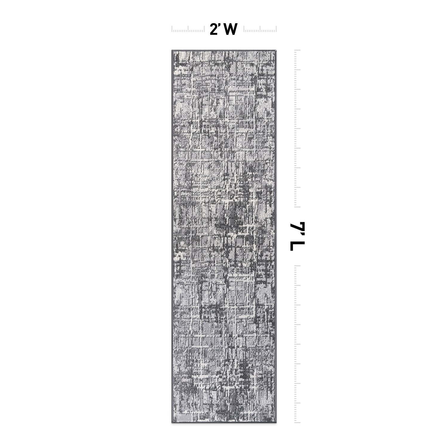World Rug Gallery 2100GRAY2X7 rugs - View #2