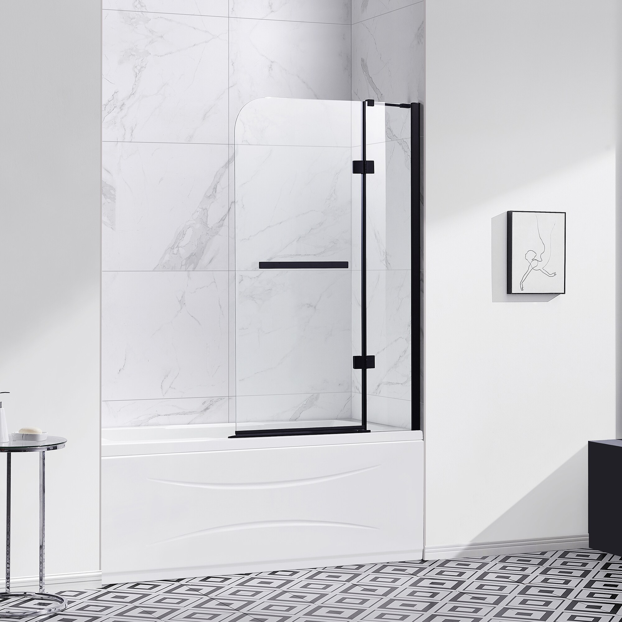 OVE Decors 15BGP-ANNI36-BLK Bathtub-Doors - View #3