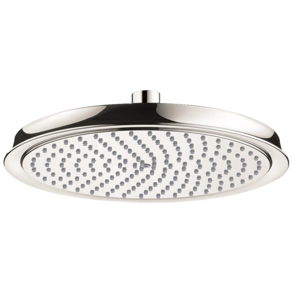 Hansgrohe 27367831 Raindance 1.0 -Spray Polished Nickel 10.625-in Round Fixed Rain Shower Head 1.8 GPM