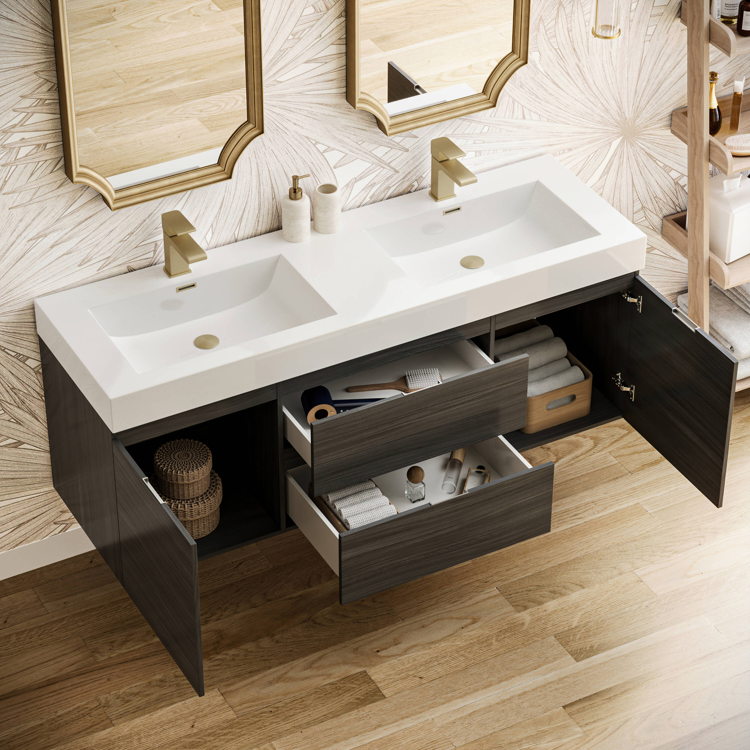 Fresca FCB8360GO-D-I Bath-Vanity-Combo - View #3
