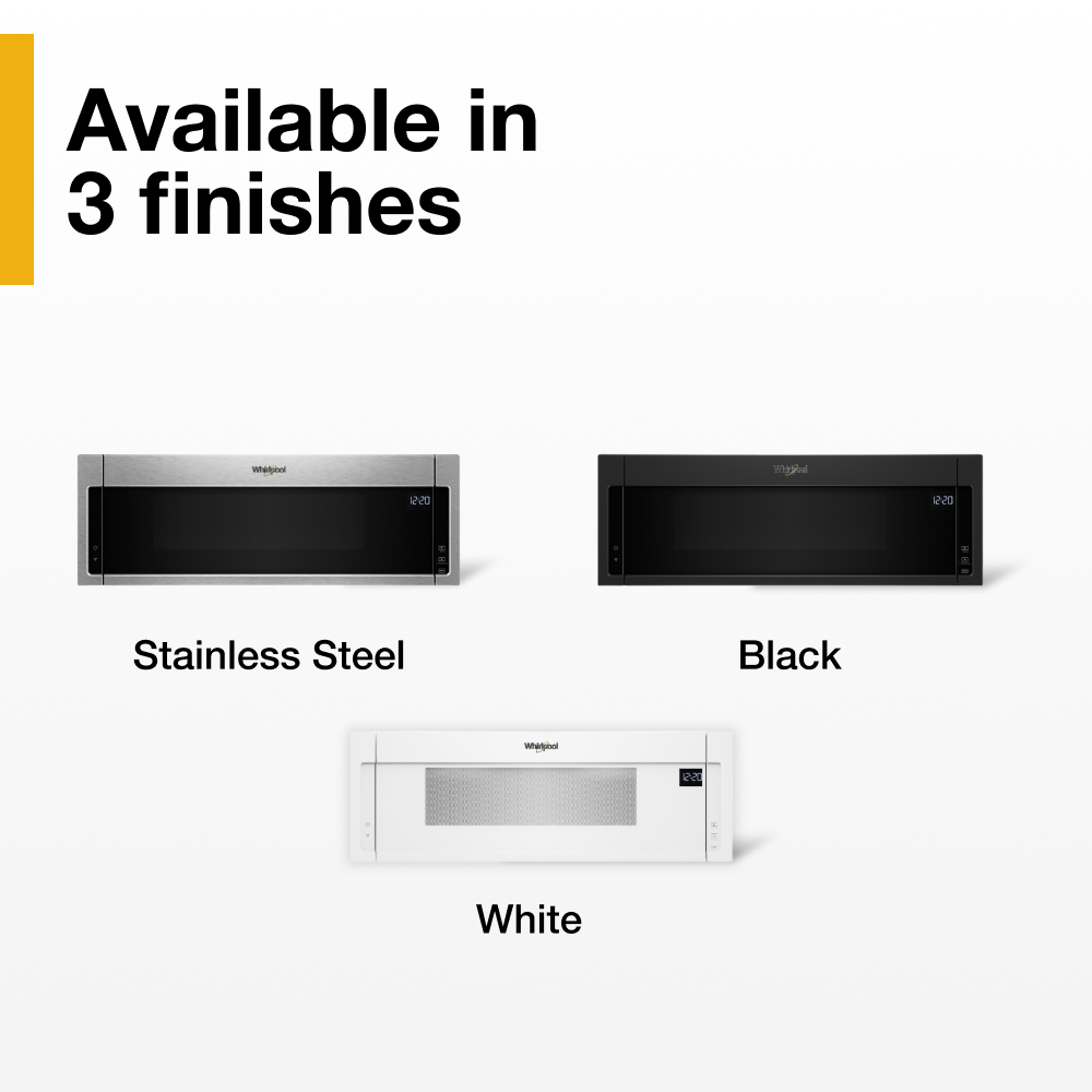 Whirlpool low profile microwave lowes new arrivals