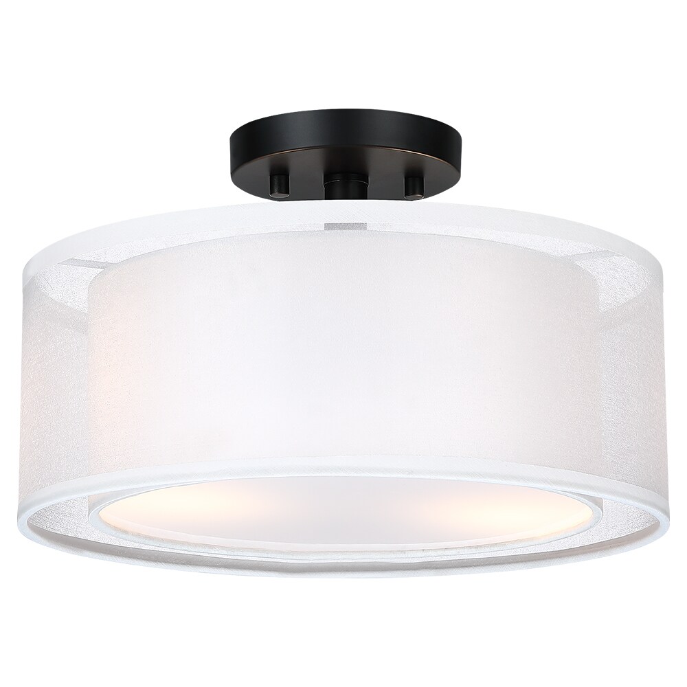 True Fine Modern Contemporary Flush Mount Lighting At Lowes Com   60806735 