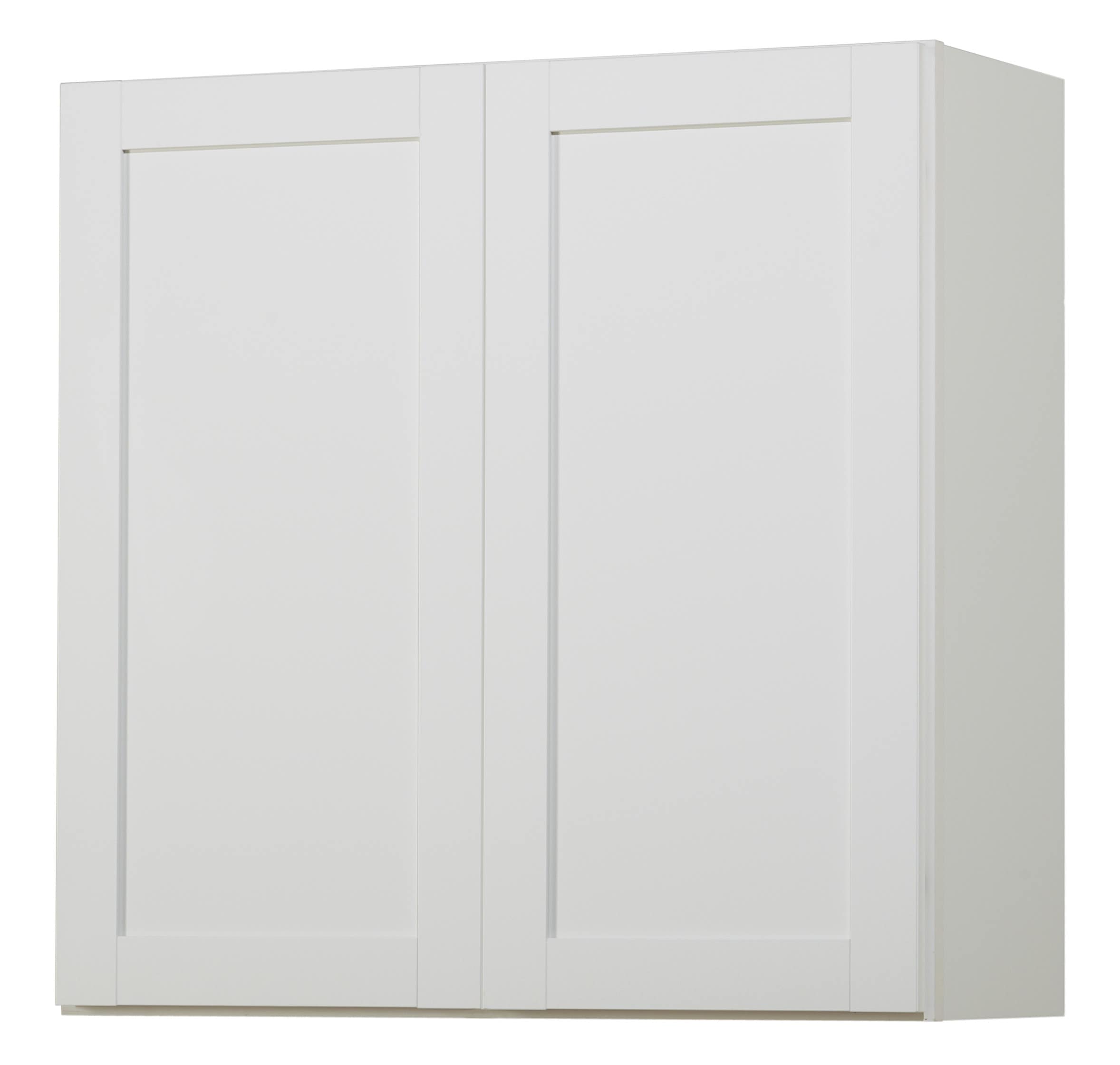 Diamond Now Arcadia 30 In W X H 12 D White Door Wall Fully Assembled Cabinet Recessed Panel Shaker Style The Kitchen Cabinets Department At Lowes Com
