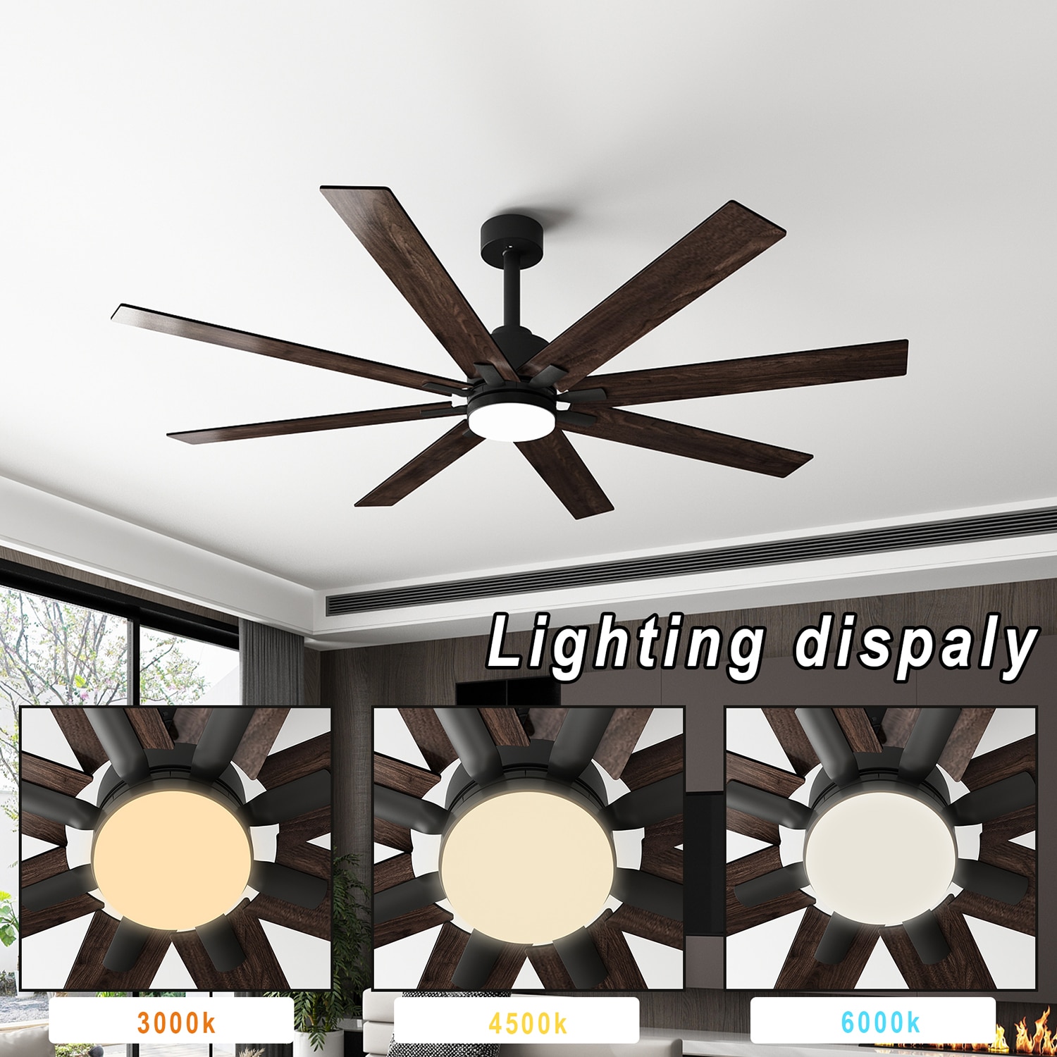 FUFU&GAGA KF020484-01 Ceiling-Fans - View #2