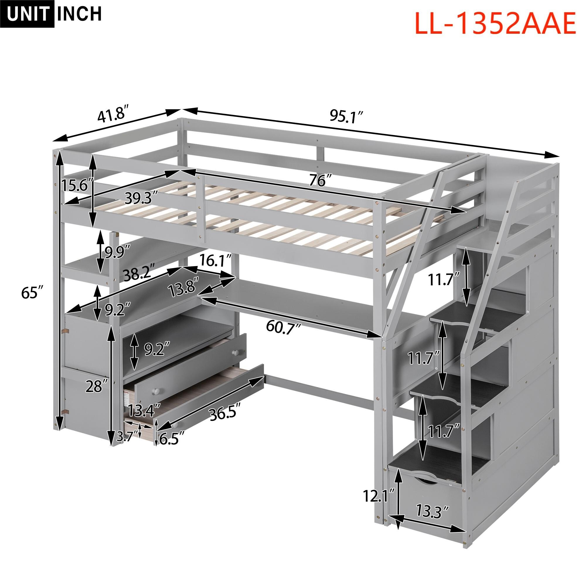 Yiekholo LL-1352AAE Bunk-Beds - View #8