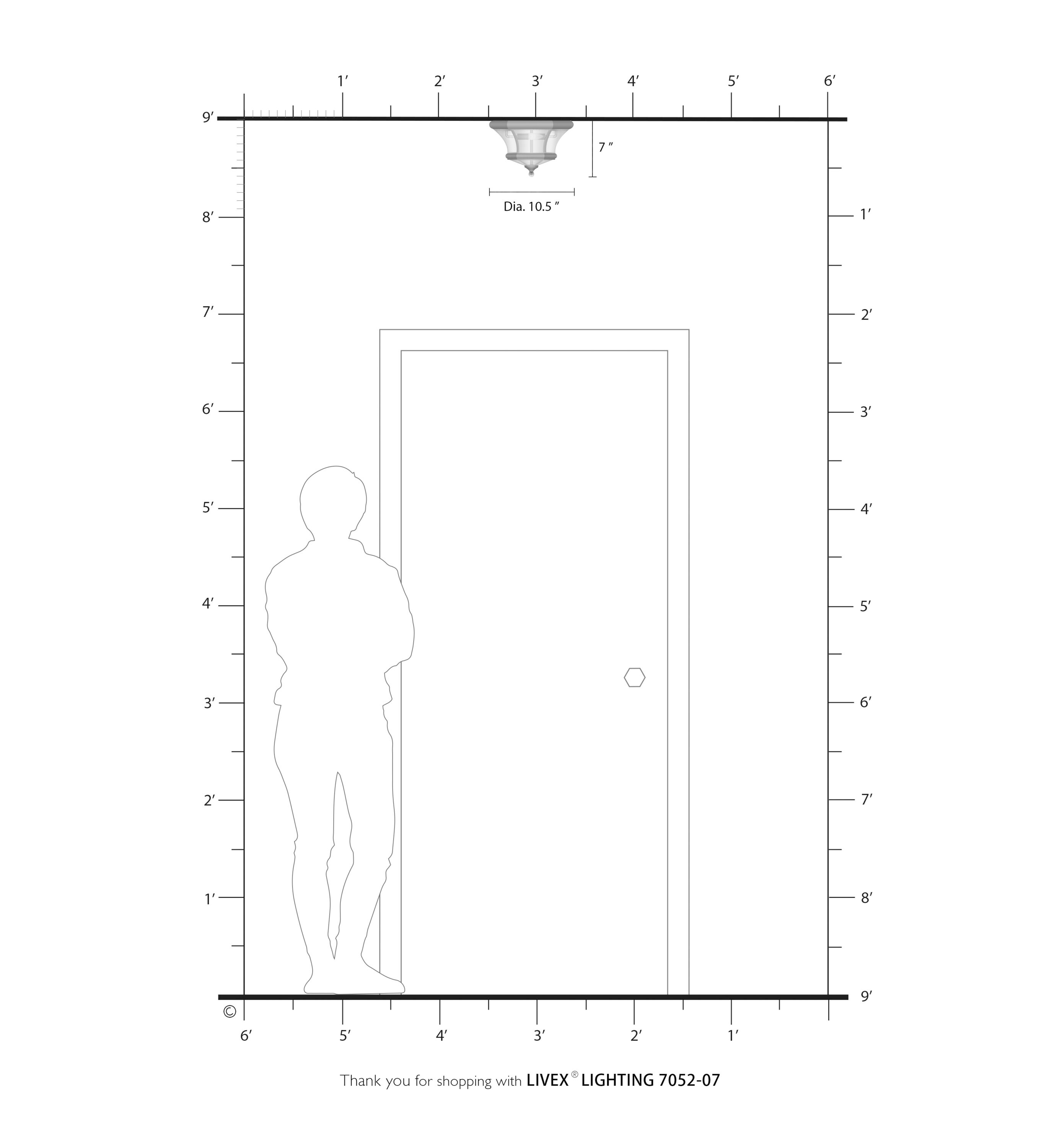 Livex Lighting 7052-07 flushmounts - View #6