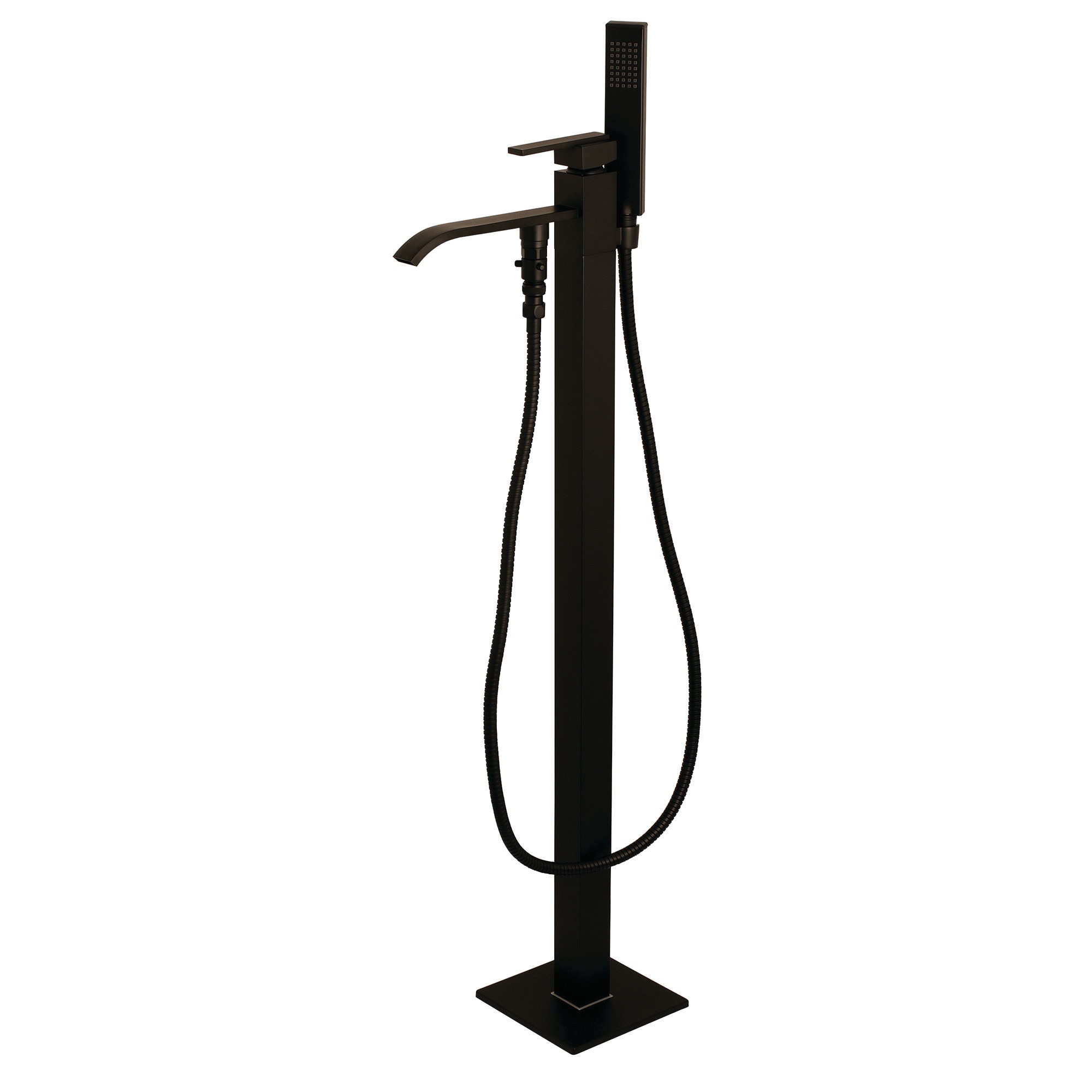 Kingston Brass WLKS4135QLL Executive Oil-rubbed bronze 1-handle Freestanding Low-arc Bathtub Faucet with Hand Shower ( Valve Included )