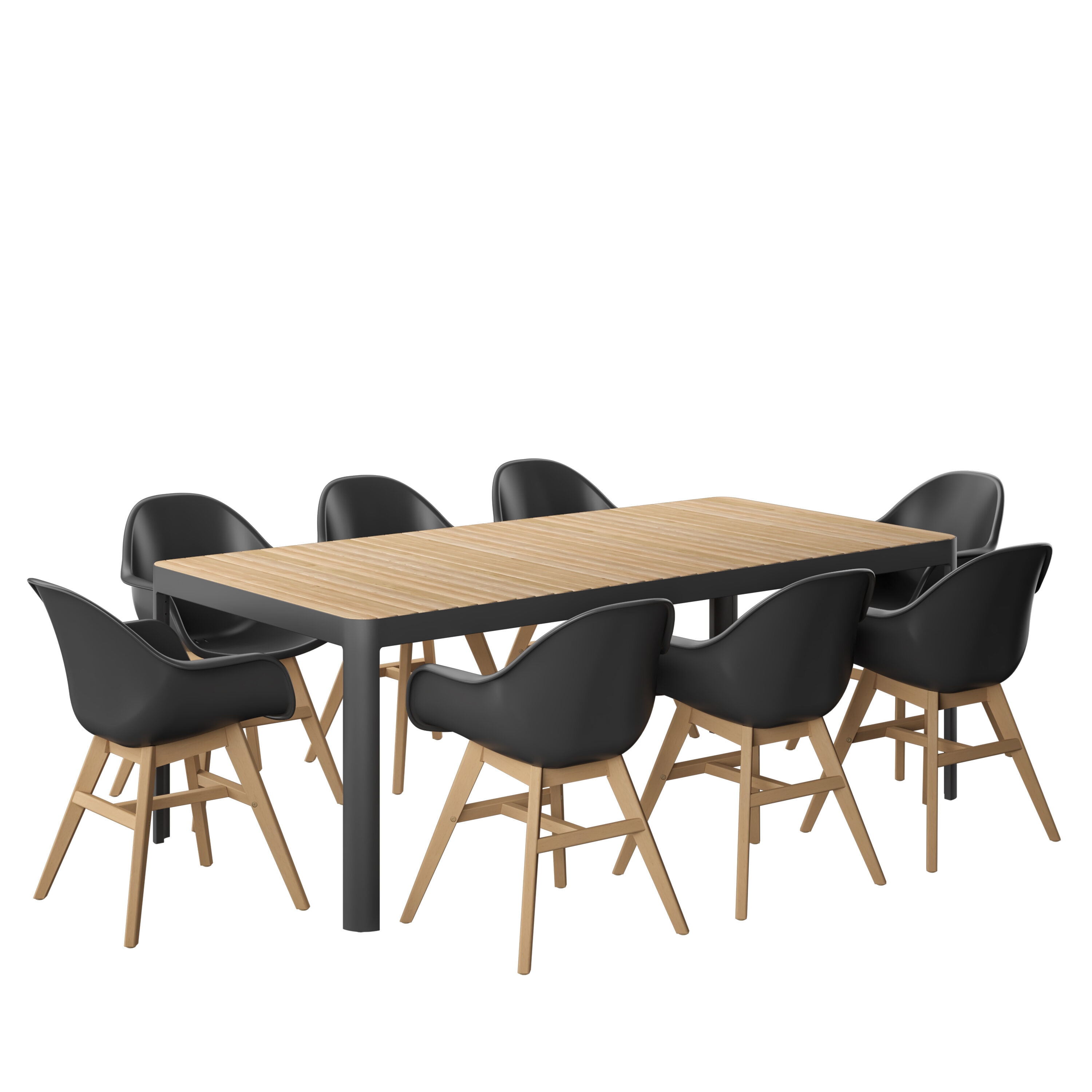 Amazonia PORTBK8CONARMALUBK Patio-Dining-Sets - View #2