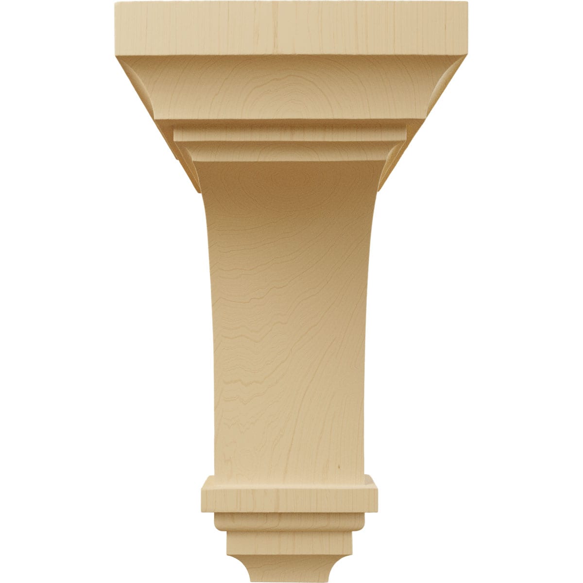 Alder Hand-Carved 14" Wood Corbel