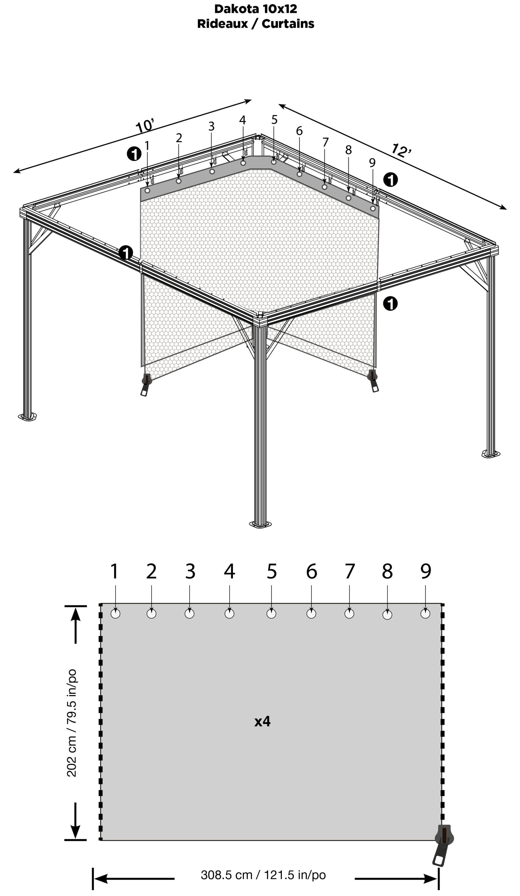 Sojag 135-9163872 Gazebo-Parts-Accessories - View #10