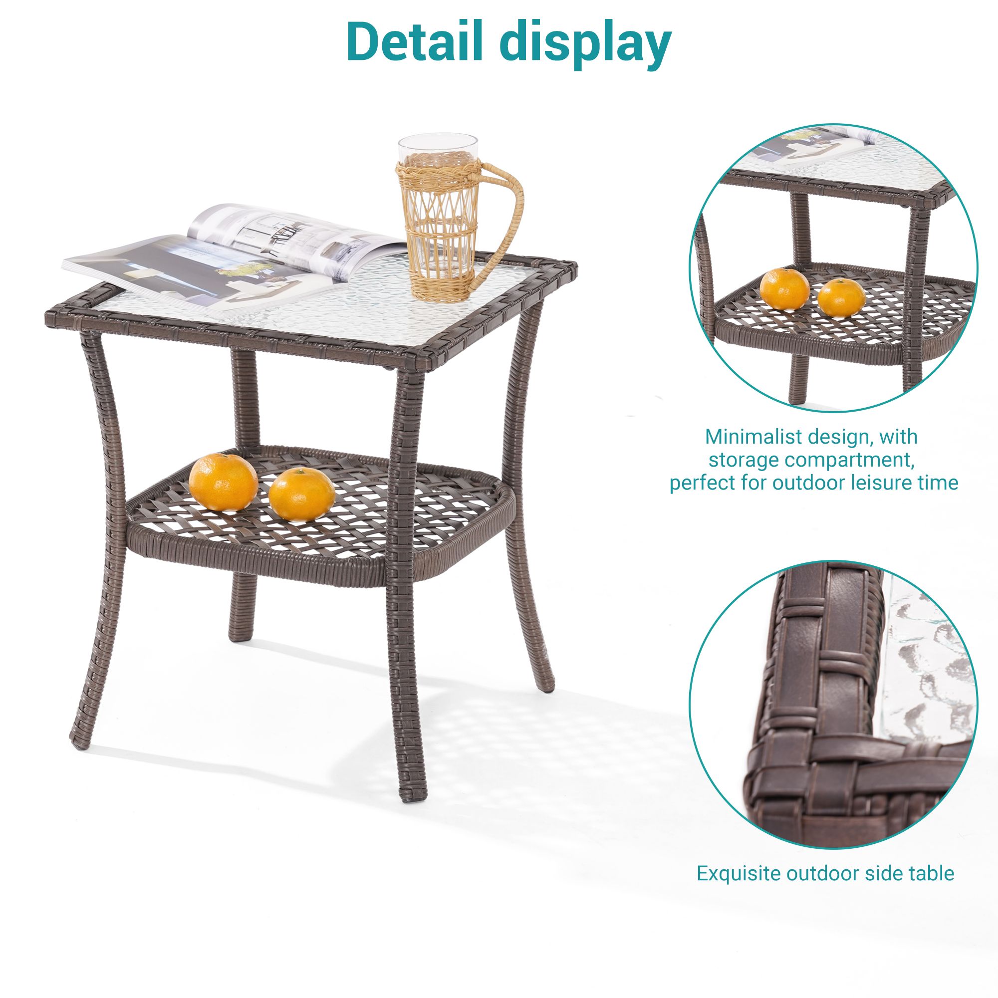 ACEGOSES LW-115T2-BN Patio-Tables - View #8