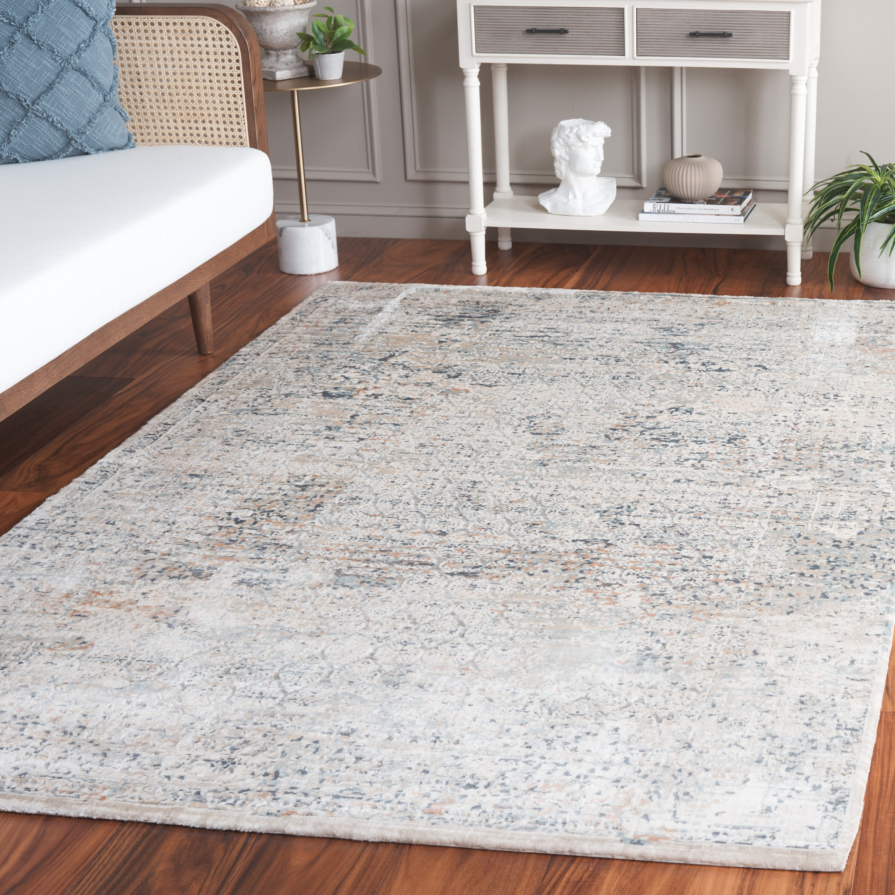 Cosmopolitan 671A Cream/Beige 5 x 8 Rectangular Area rug