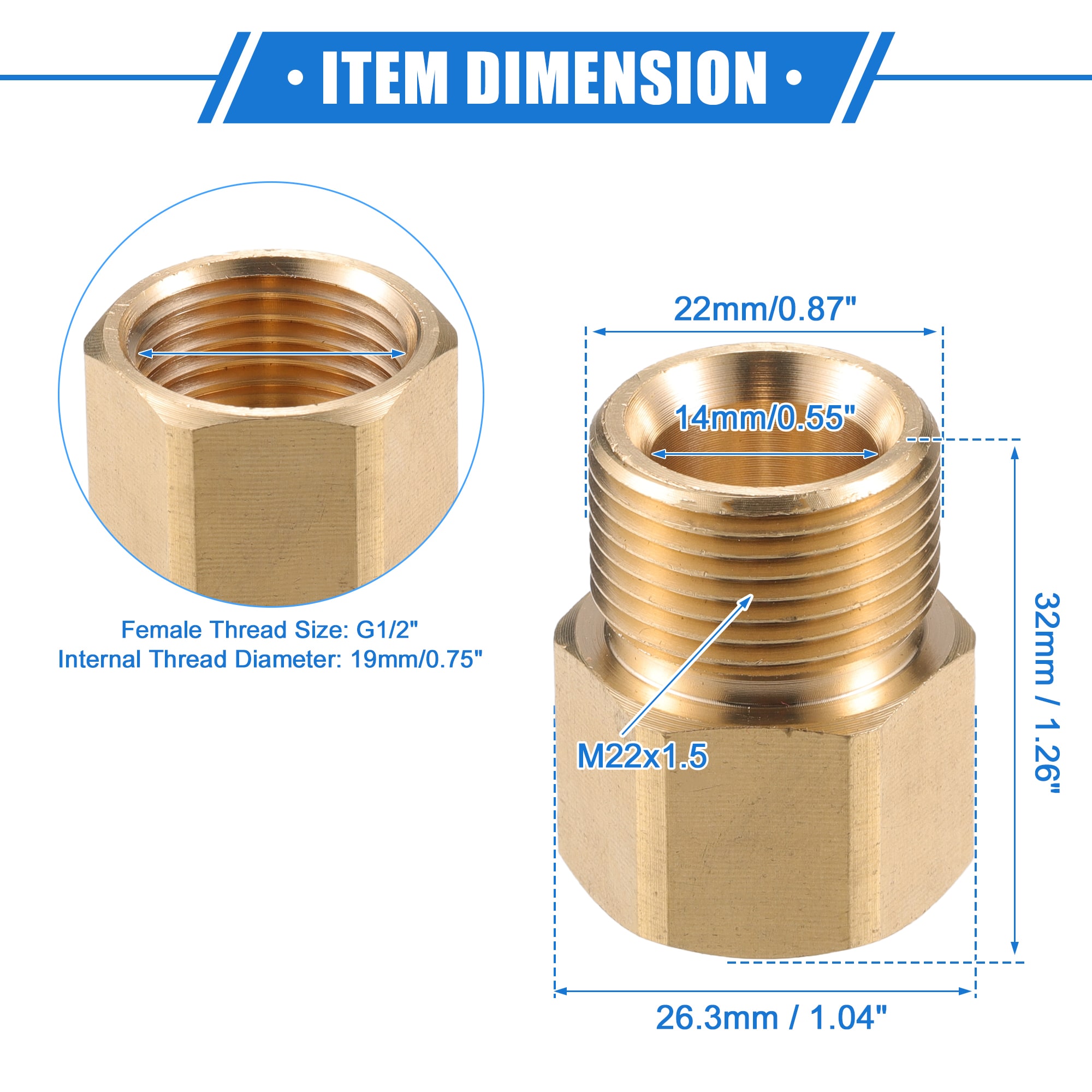 Unique Bargains S26010400UX4894 Pressure-Washer-Parts - View #6