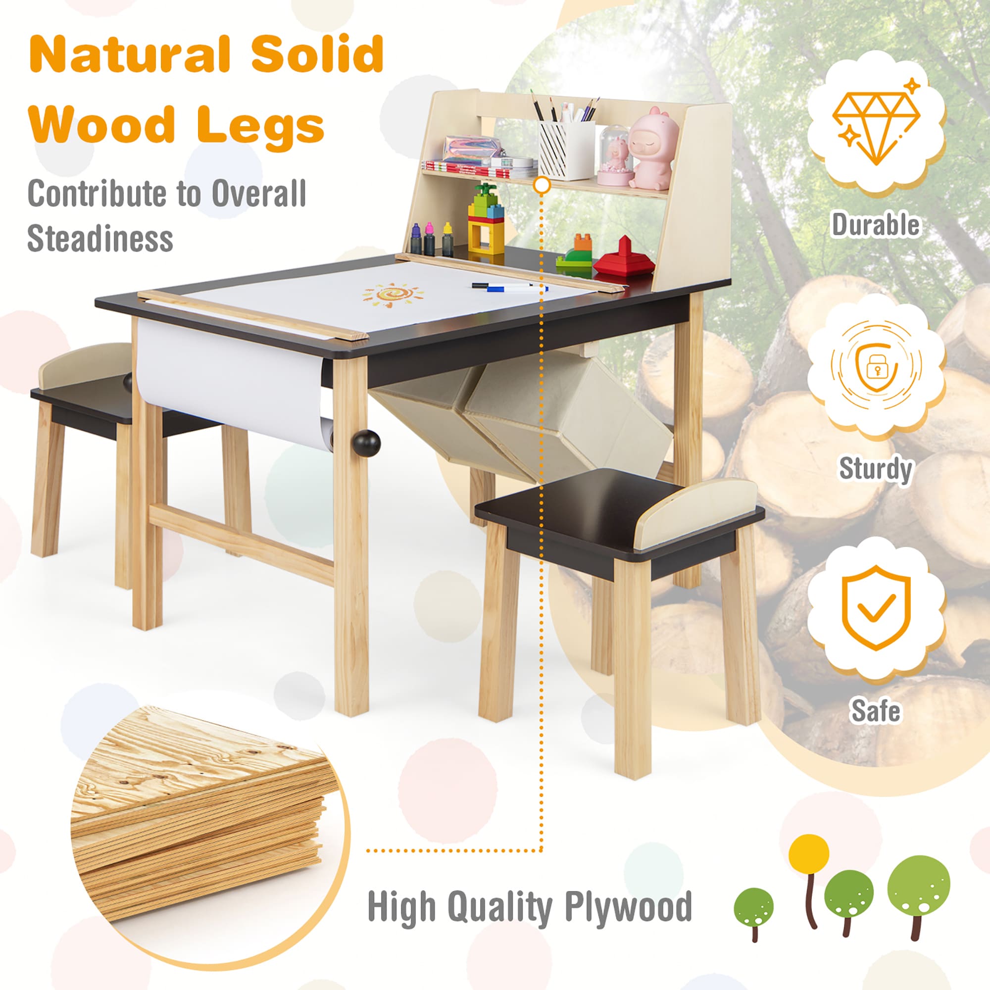 Goplus LWS00309 Kids-Play-Tables - View #5