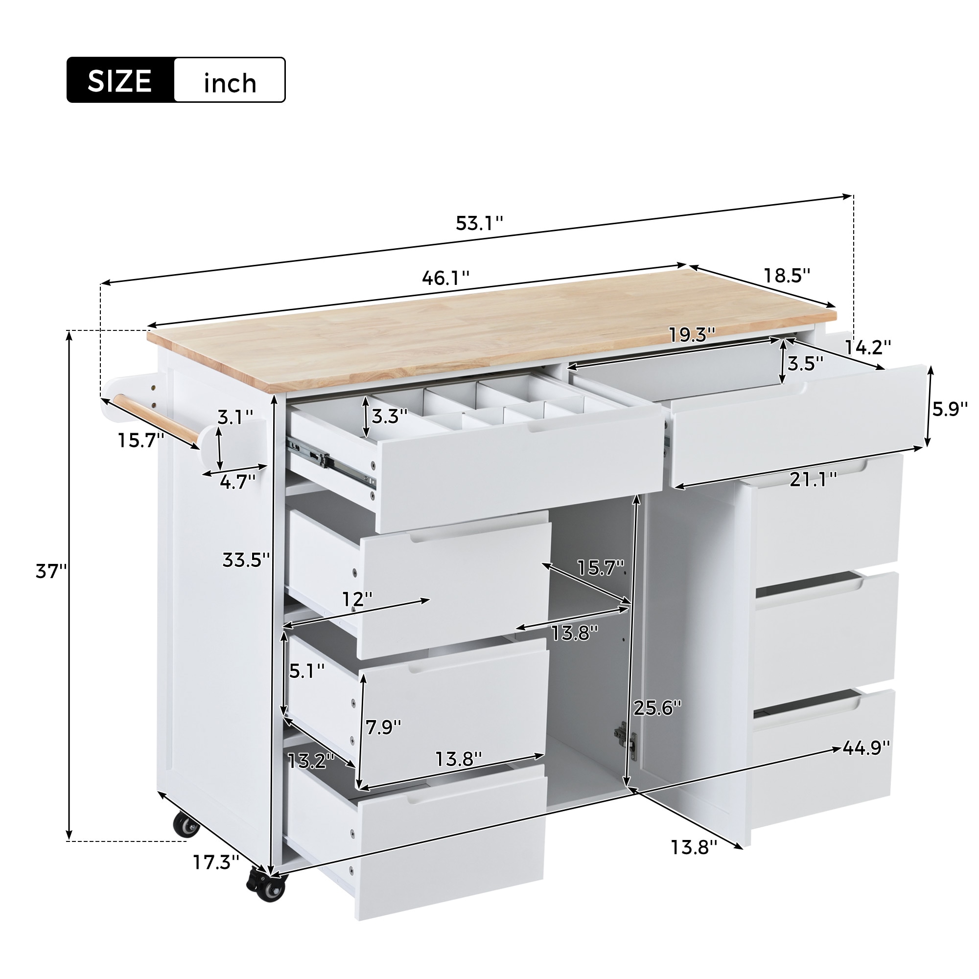 SINOFURN SYB260014WT Kitchen-Furniture - View #14