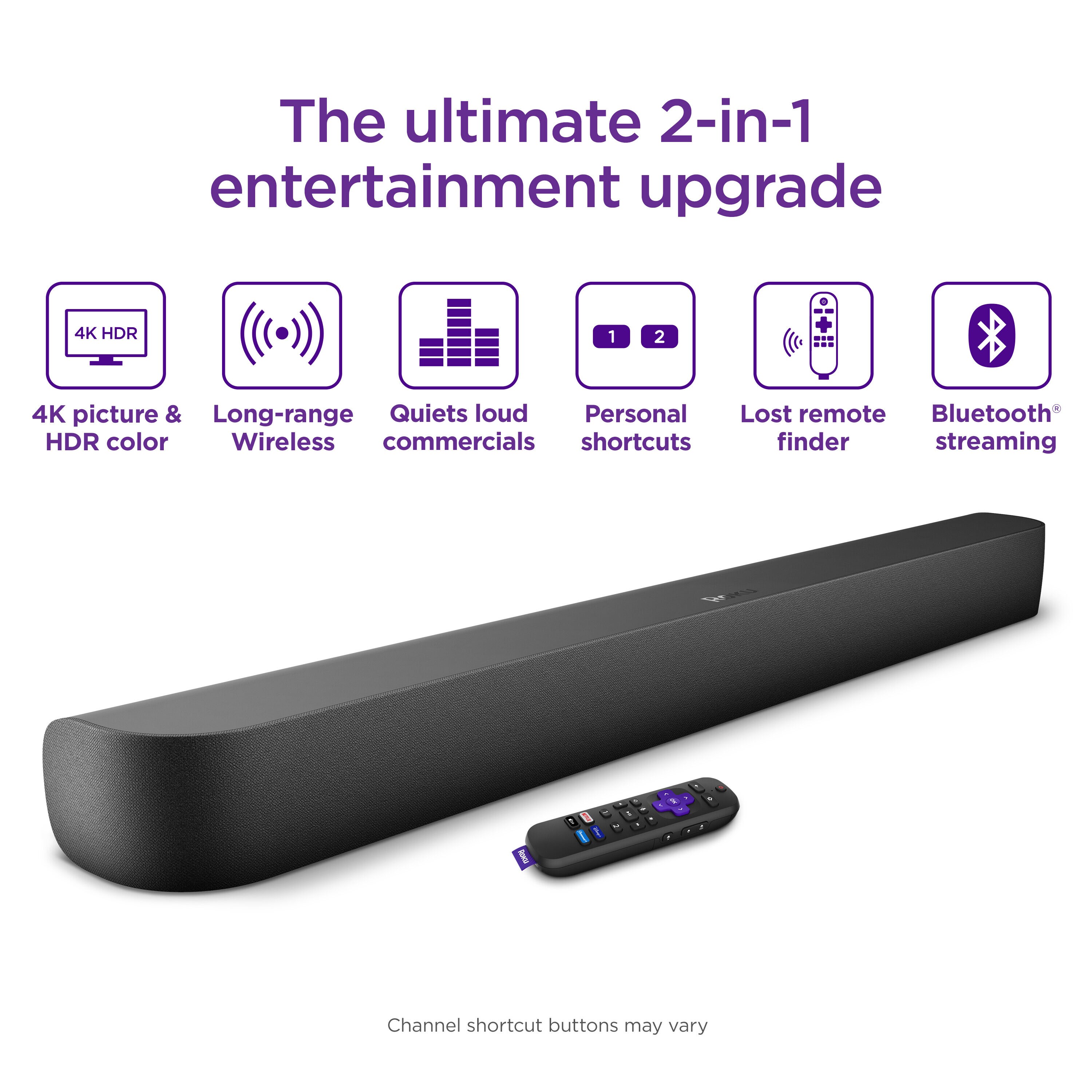 Introducing the 2022 Roku Express and all-new Roku Wireless Bass