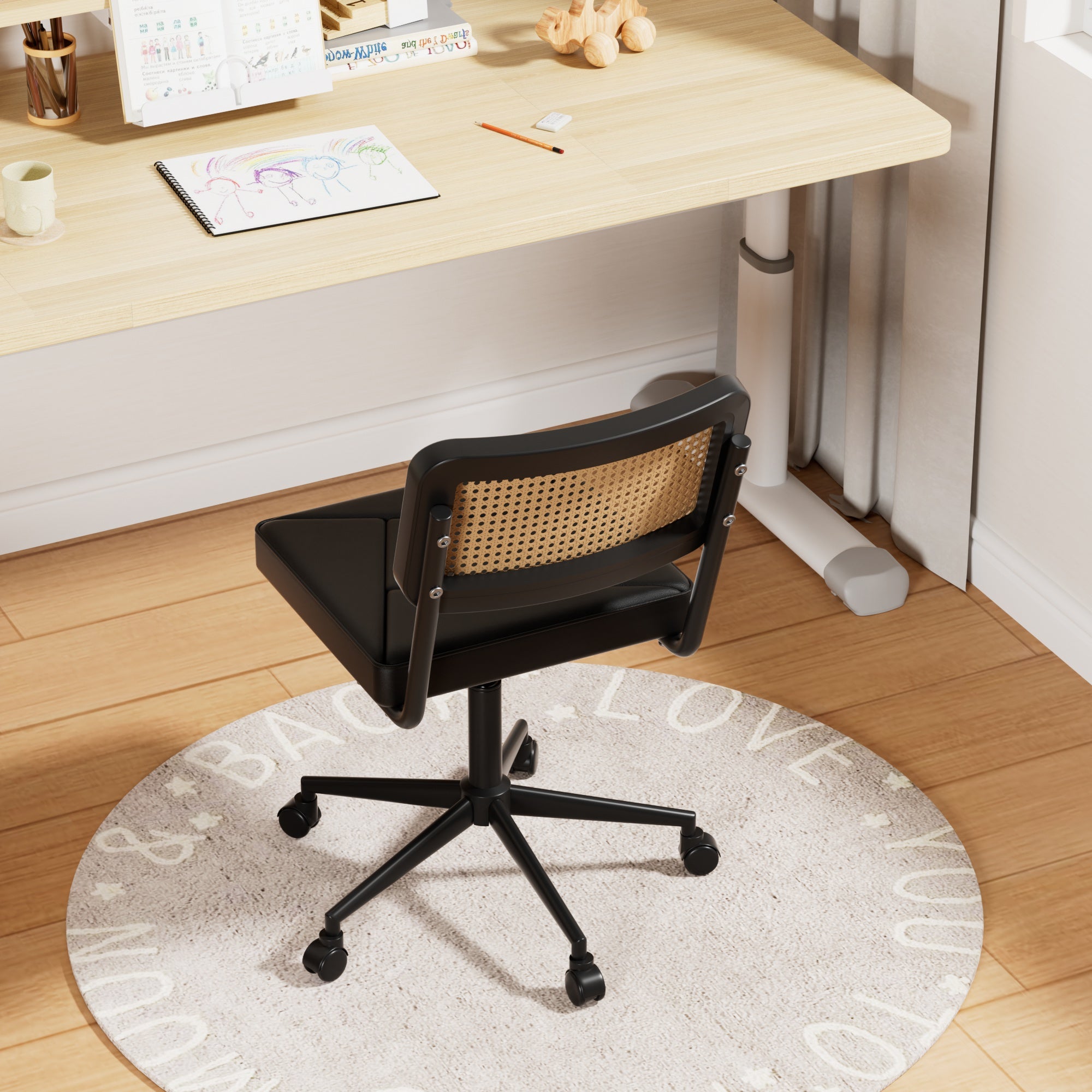 Vecelo LOE-CC12-BLK Office-Chairs - View #2