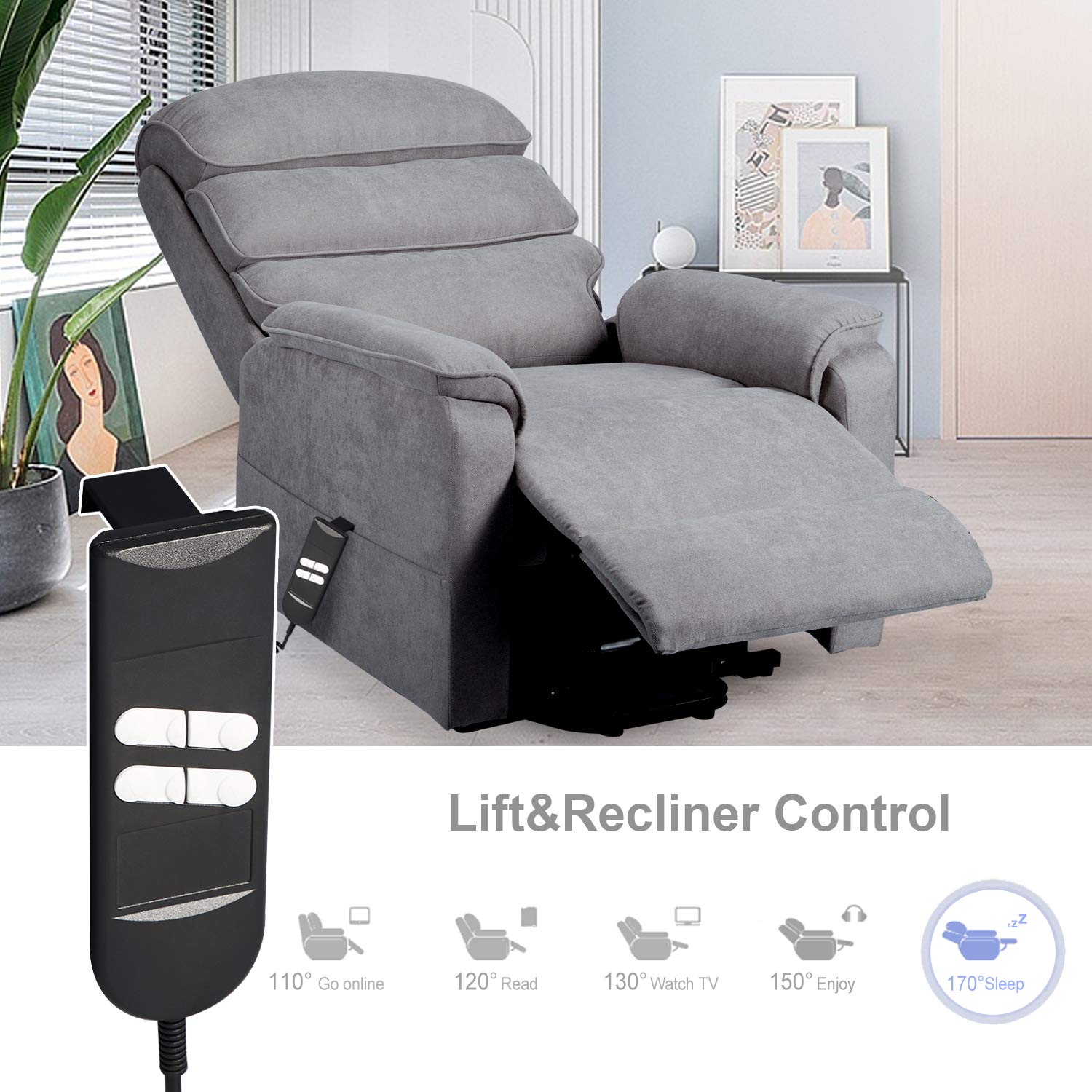 AECOJOY 13036UGR-LS01 recliners - View #3