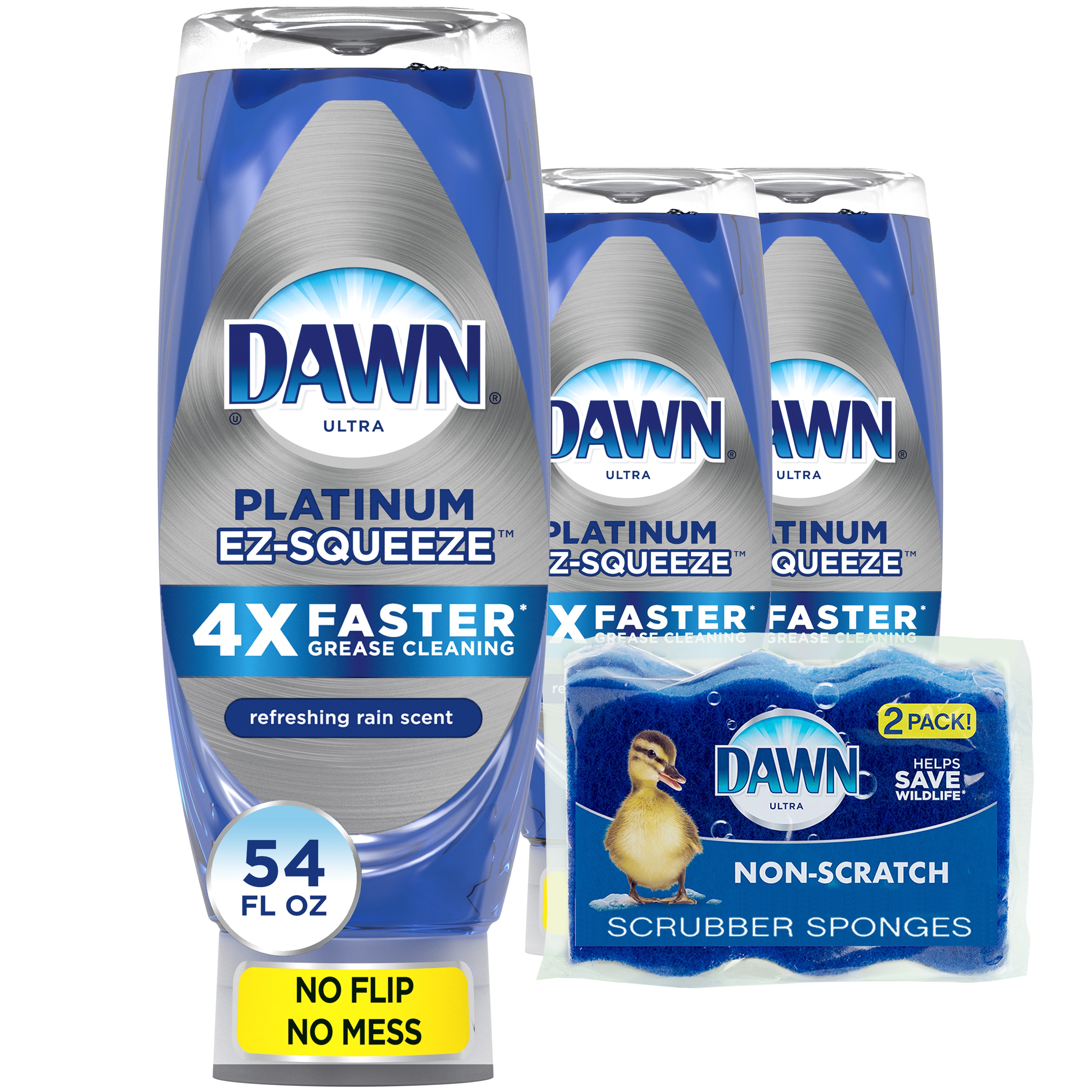 Dawn Platinum Powerwash Value Pack - Fresh Scent - 16 oz Sprayer, 16 oz  Refill, 2 Flip-It Sponges
