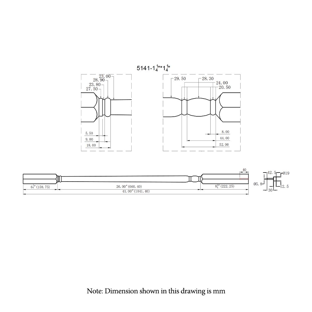 RELIABILT WG514141PRM Interior-Stairpart-Balusters - View #3