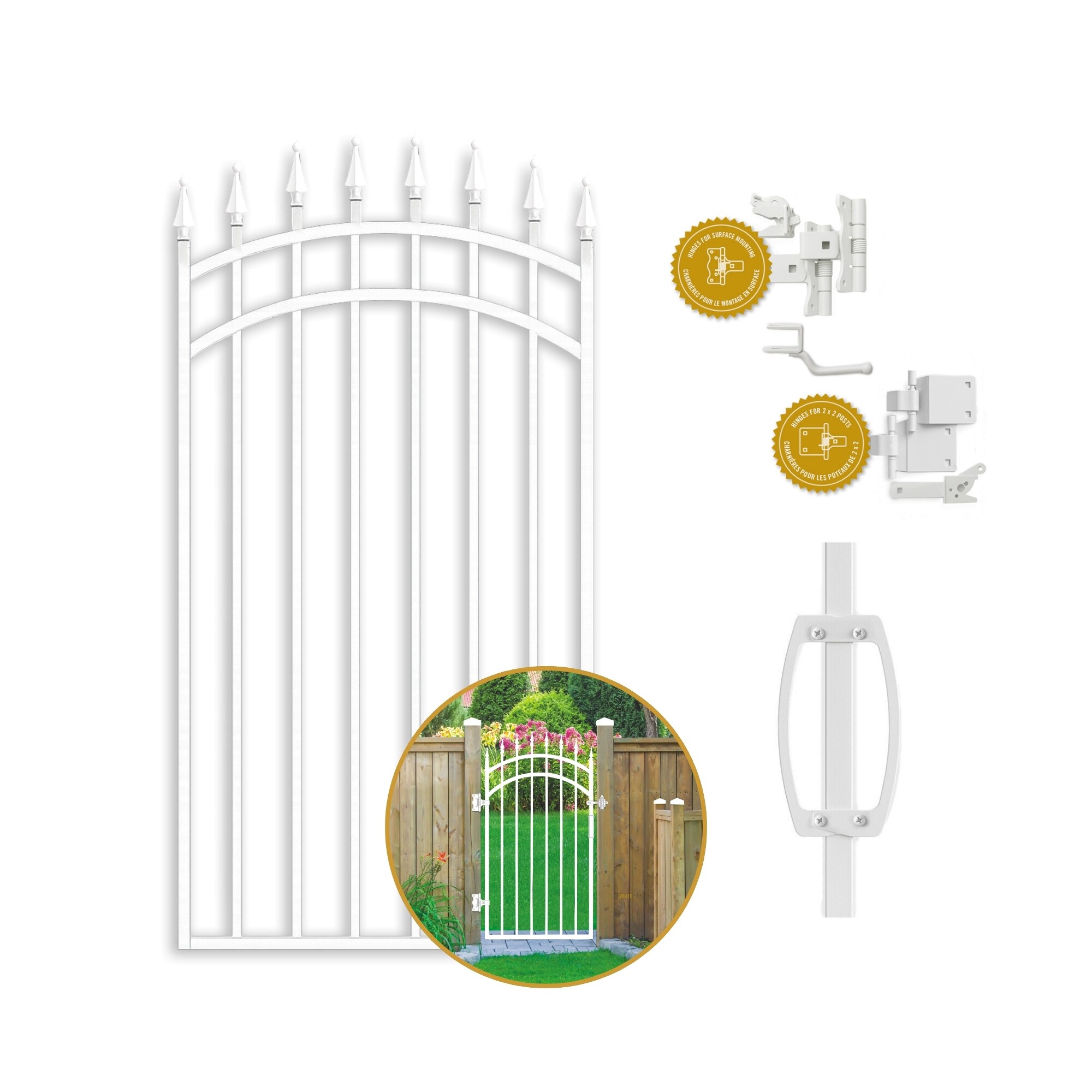 Nuvo Iron ITGA3356GW Fence-Gates - View #5