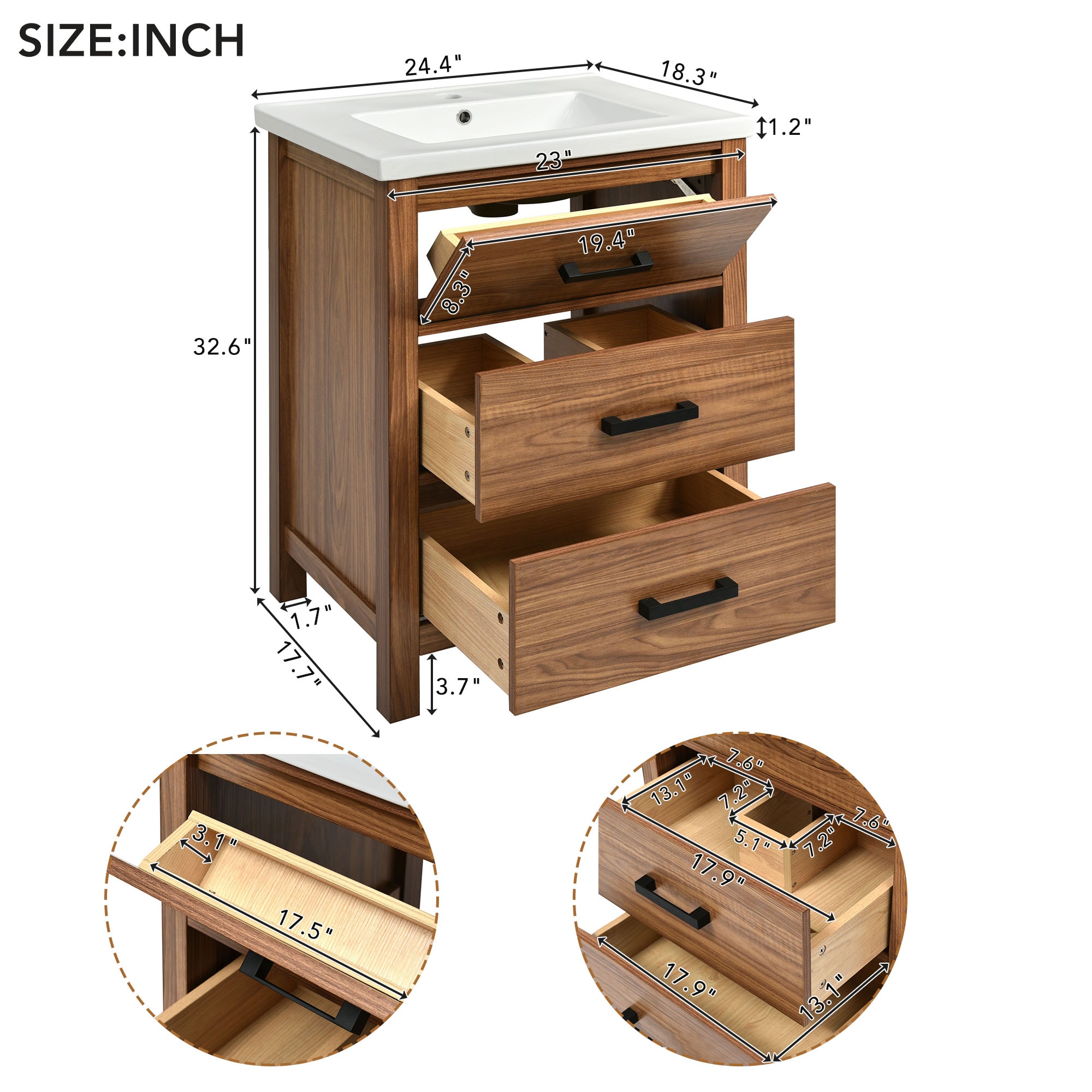 Siavonce ZX-114556 Bath-Vanity-Combo - View #9