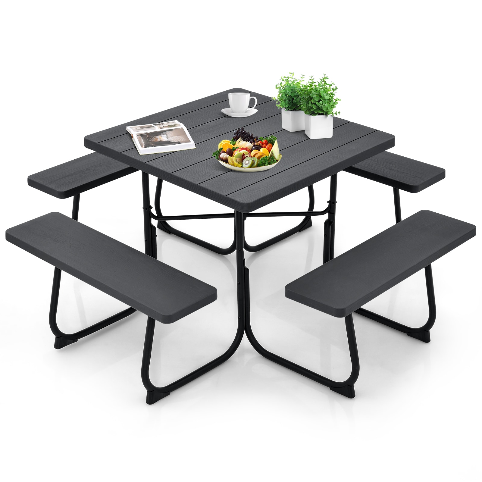Poinic CWG11265BK-X Picnic-Tables - View #2