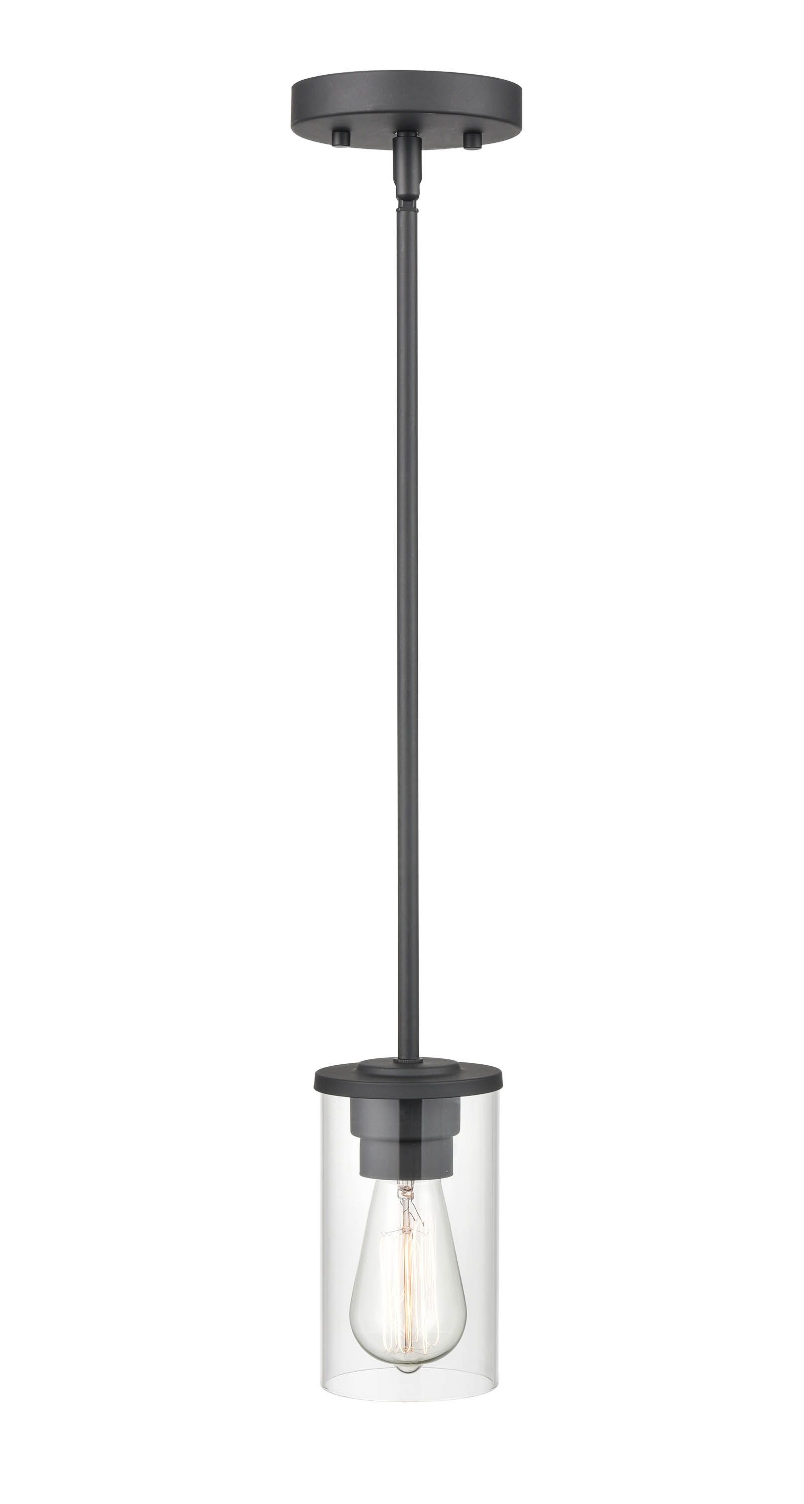 Millennium Lighting Tracy Matte Black Transitional Geometric Standard  Medium Pendant Light 4001-MB