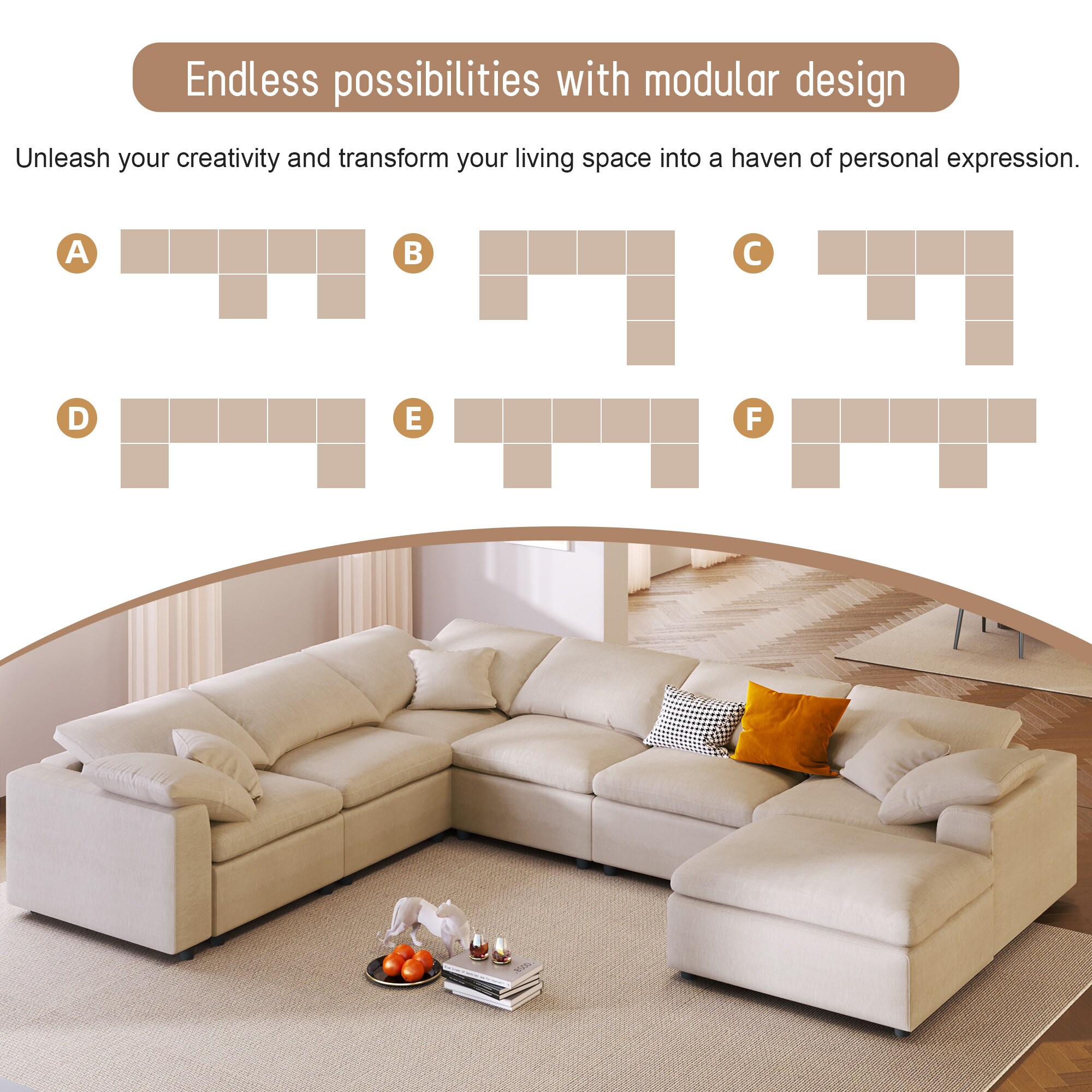 SINOFURN SYA020324BG Sofas-Loveseats - View #7