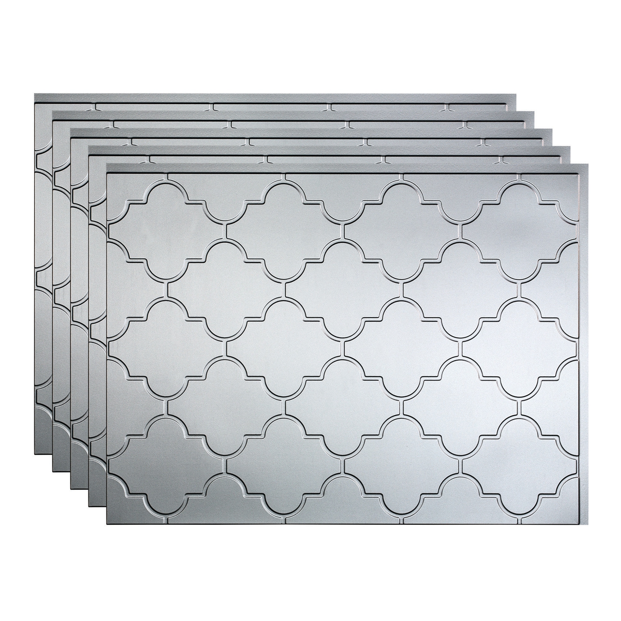 Monaco Argent Silver Backsplash Color Backsplash Panels at Lowes com