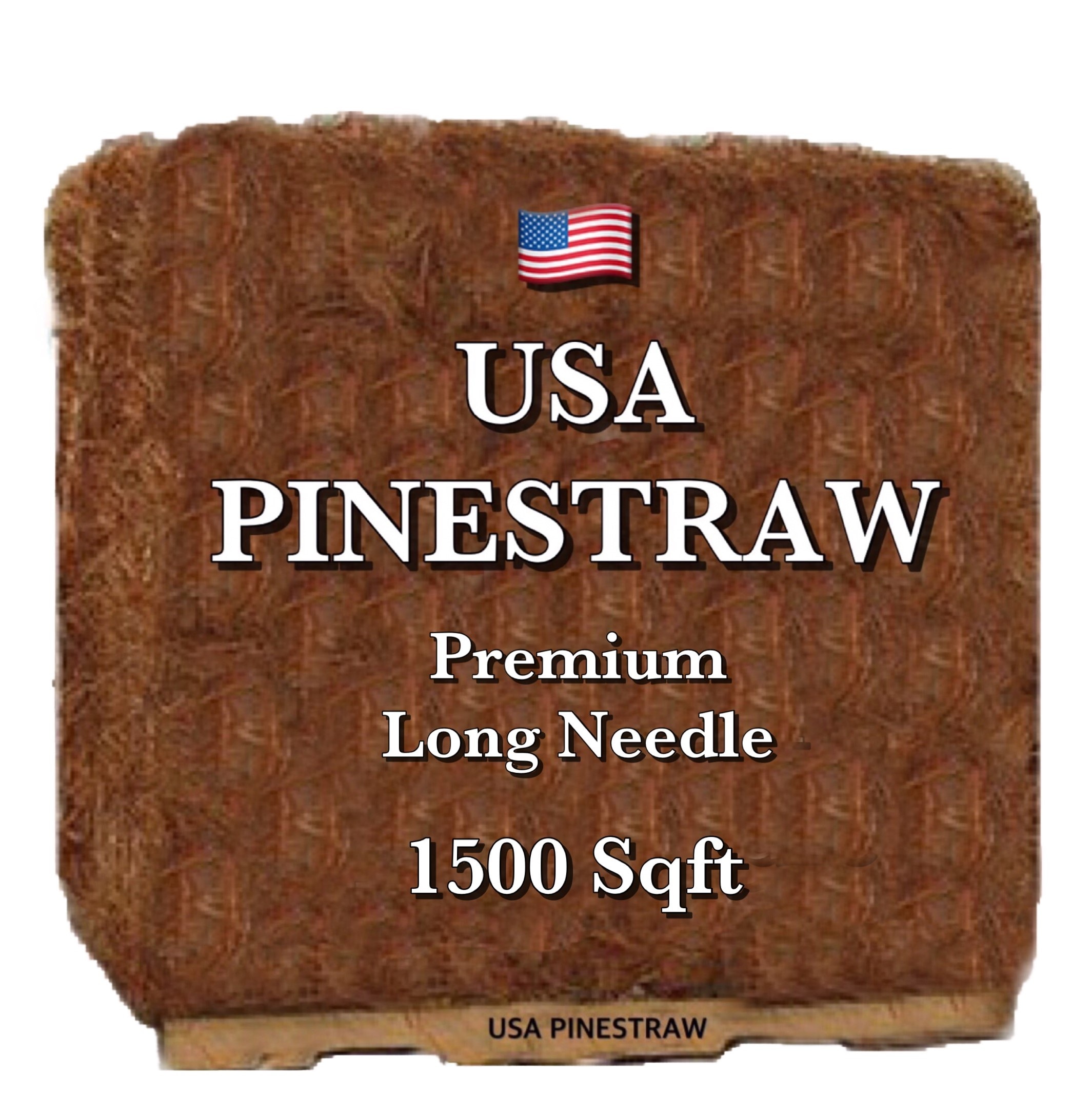 100% Pine Straw Mulch Heritage Farms Premium Pine Needles 4 quart 