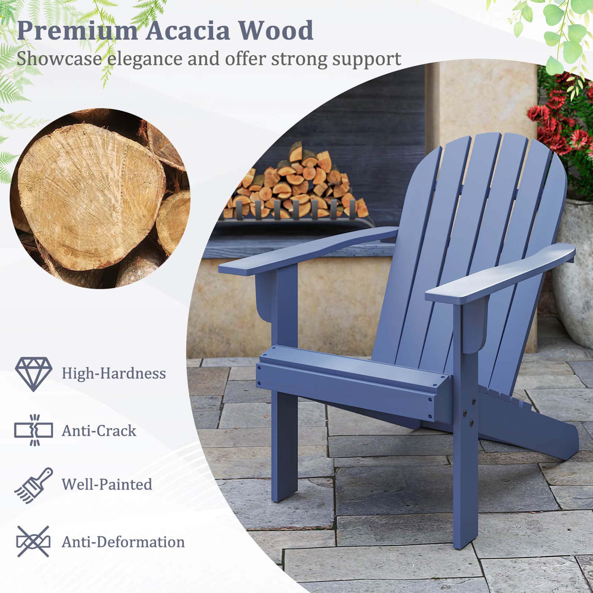 Costway HCST04346 Patio-Chairs - View #5