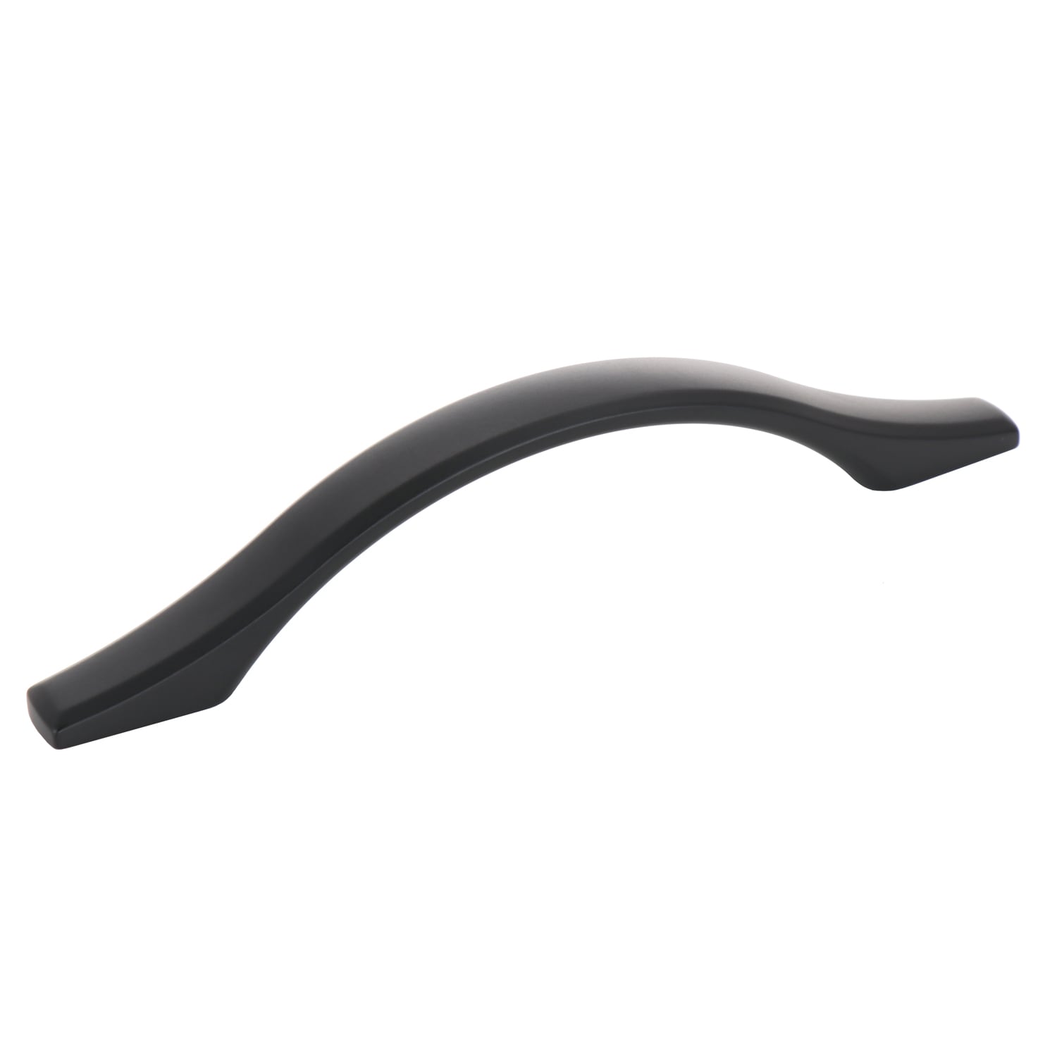 allen + roth CAB-096-R2118-MB GRACE 3-3/4-in , 96mm Center to Center Matte Black Arch Handle