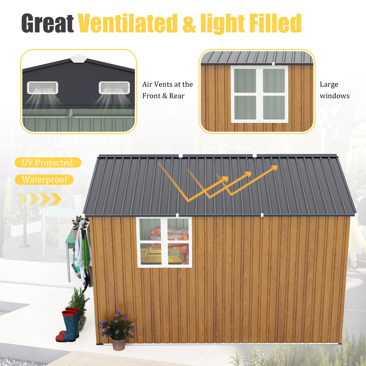 Streamdale Furniture W1598S00033 Metal-Storage-Buildings-Sheds - View #5