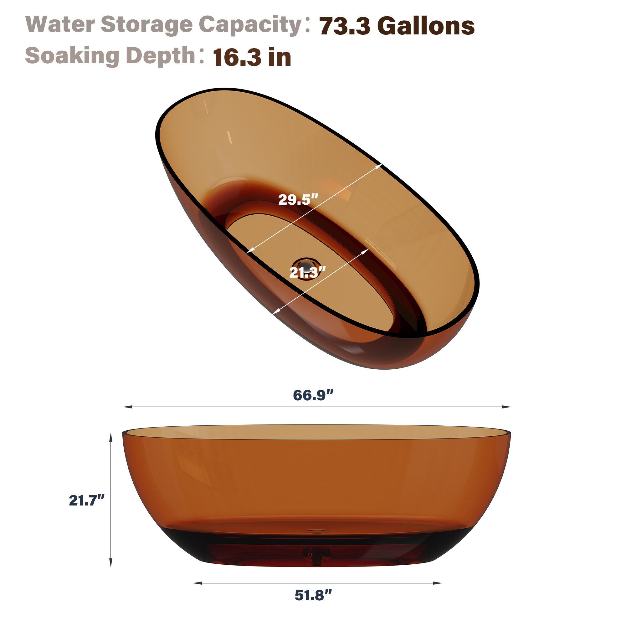CASAINC CA06012RHPD67CO bathtubs - View #6