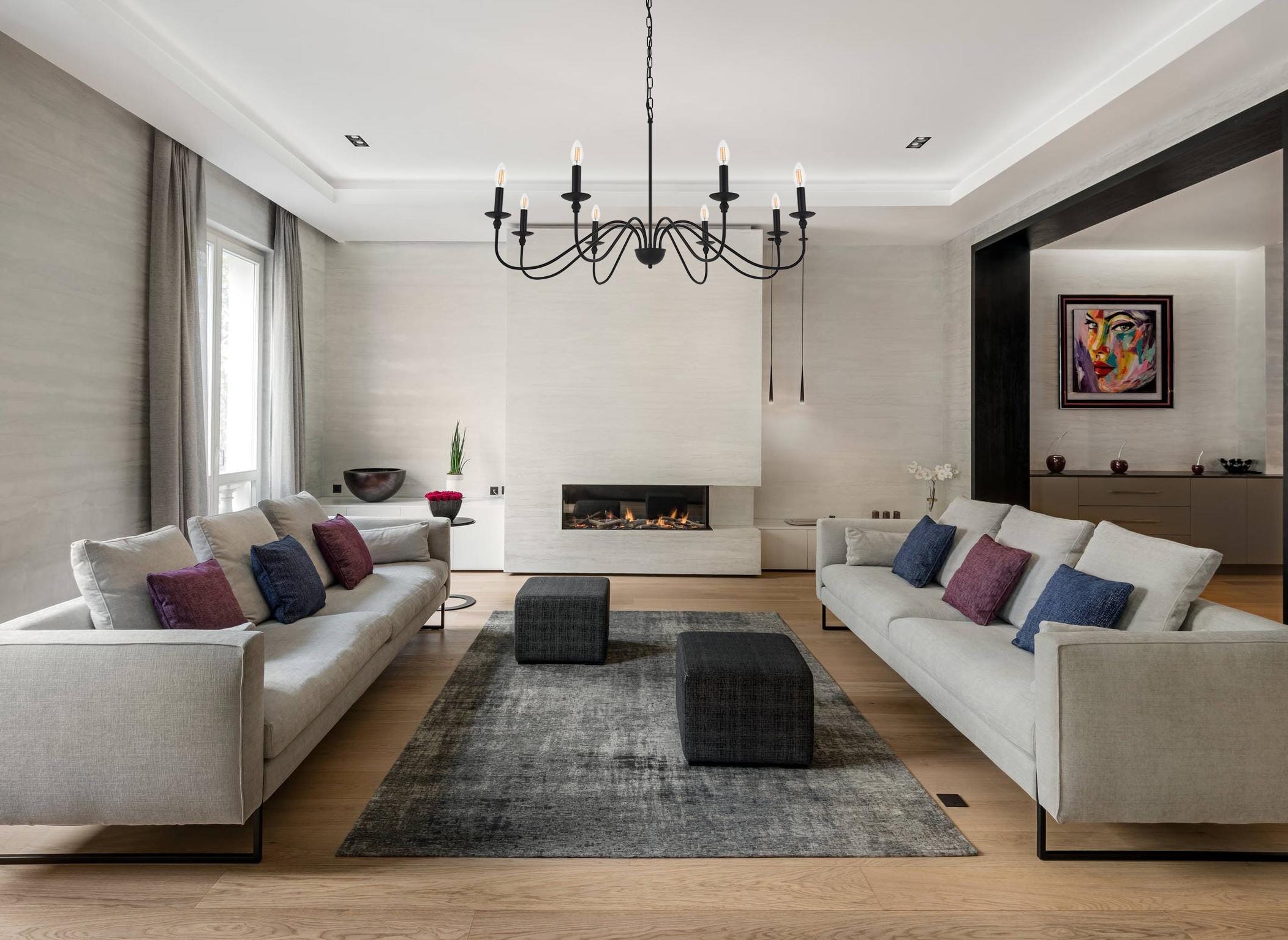 Elegant Decor HFDL15018D42MB Pendant-Lights - View #14