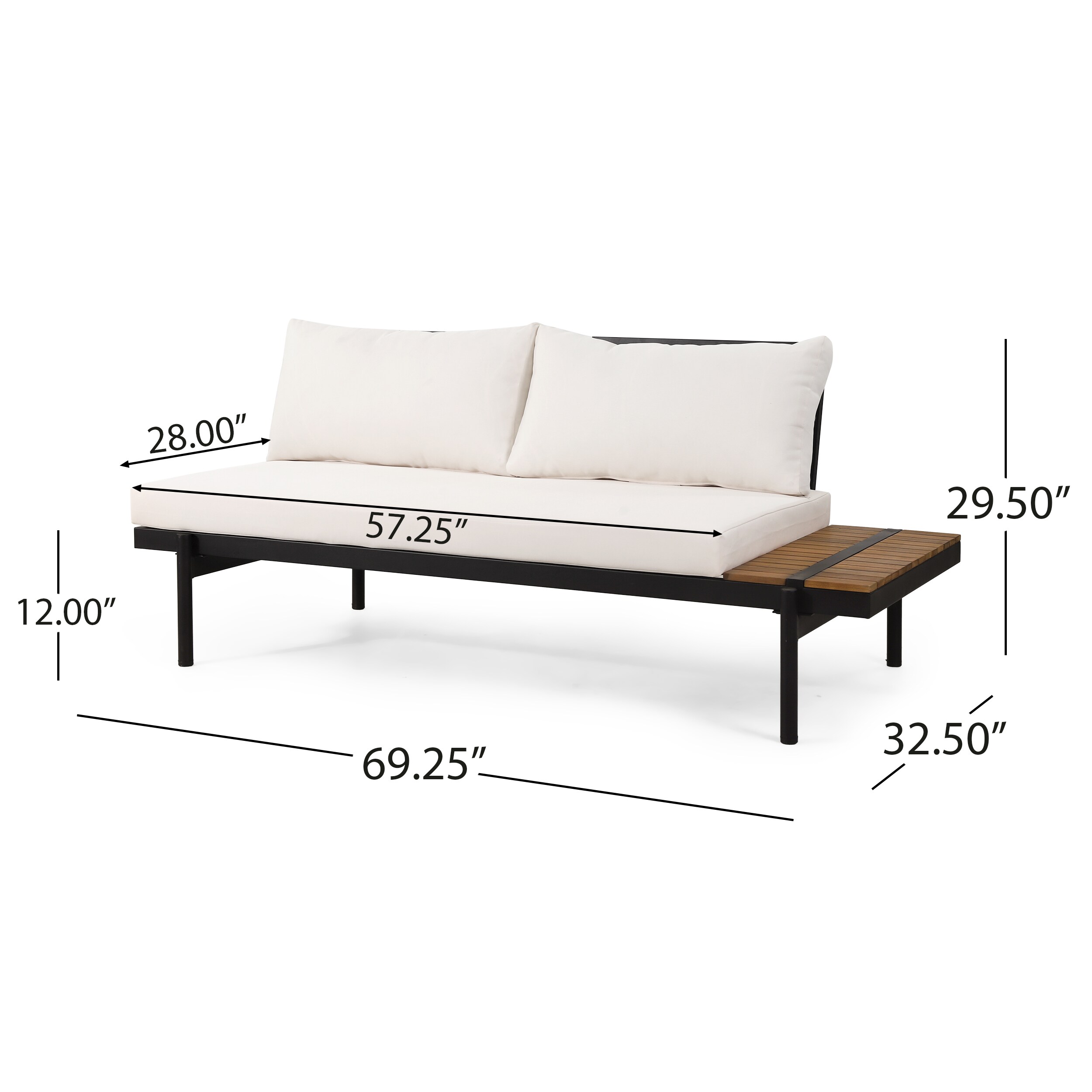 LUXEYARD DS-M-BAC01872 Patio-Sofas-Daybeds - View #2