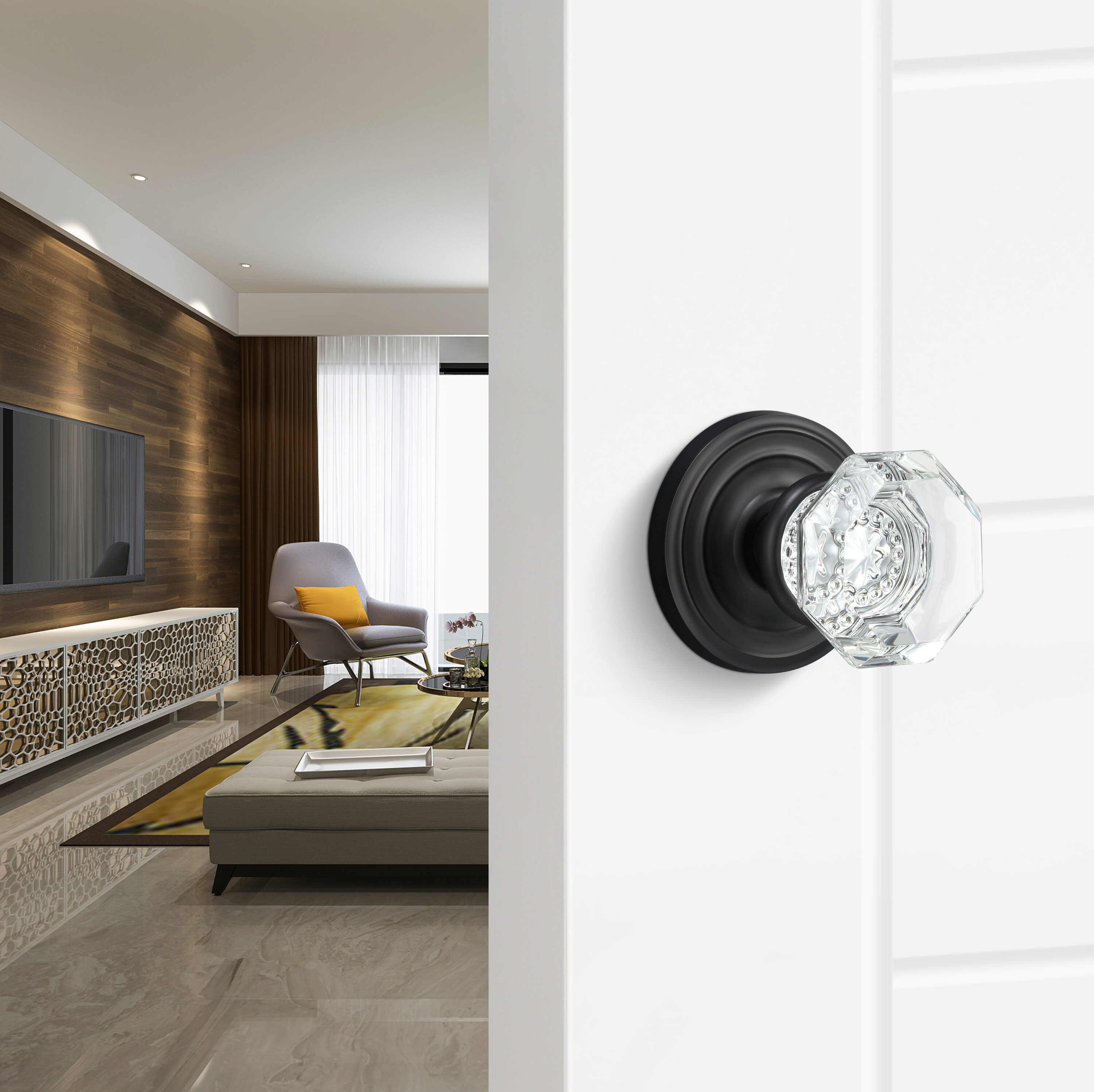 Sure-Loc Hardware TY100 FBL Door-Knobs - View #3