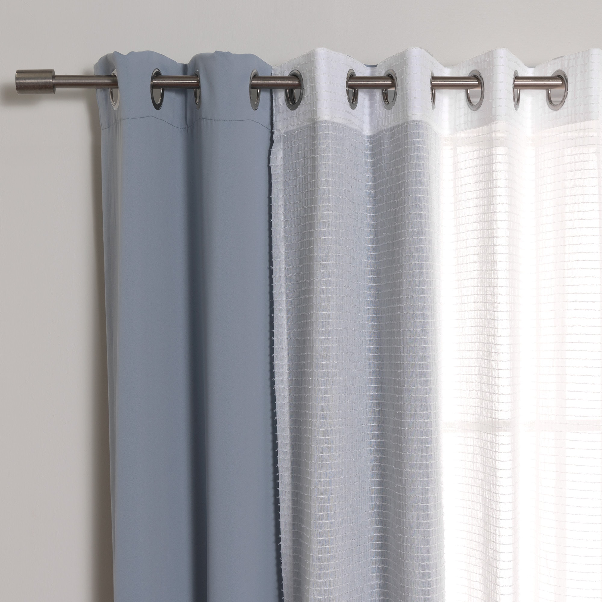 Best Home Fashion MM-STRIPE-84-MINGRN curtains - View #2