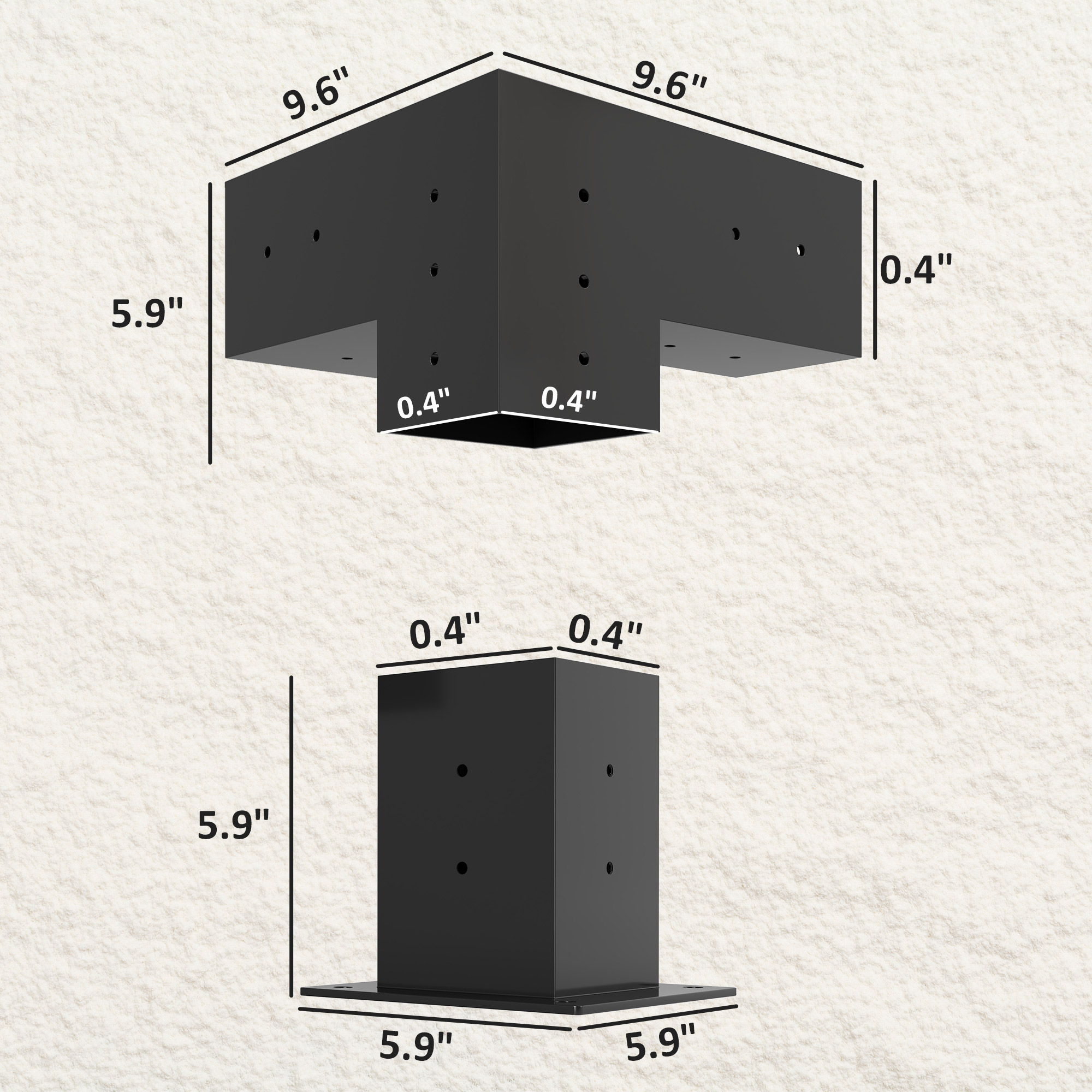 Outsunny 84C-634V00BK Wood-Resin-Gazebos - View #3