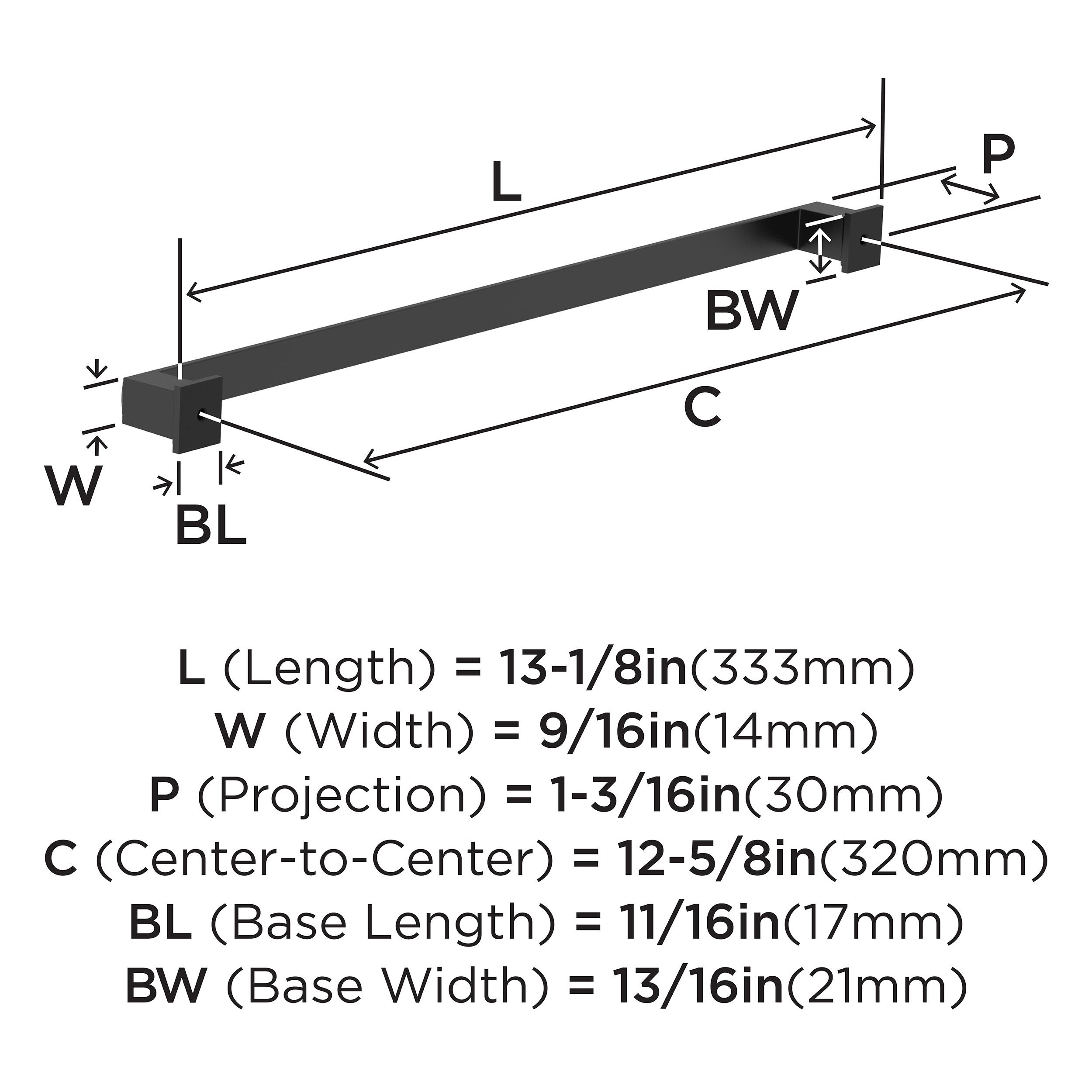 Amerock BP37362FB Cabinet-Pulls - View #5