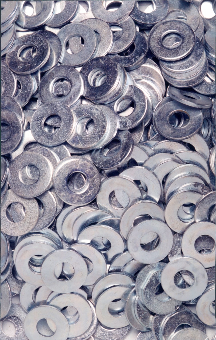 Metal Washers Flat Steel Zinc Plated - WKOOA