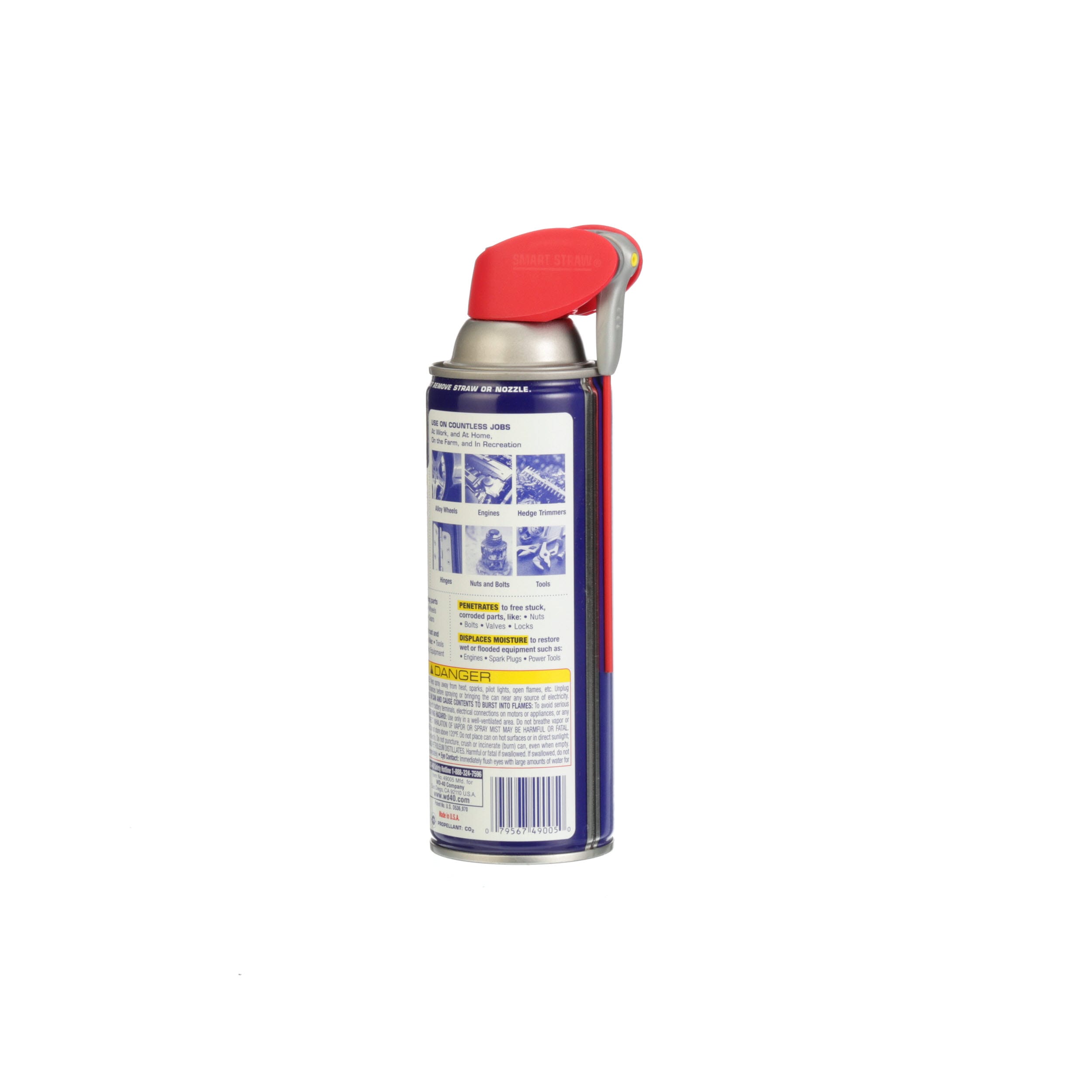 WD-40 Original WD-40 Formula, Multi-Purpose Lubricant 8-oz Spray with Smart  Straw in the Hardware Lubricants department at